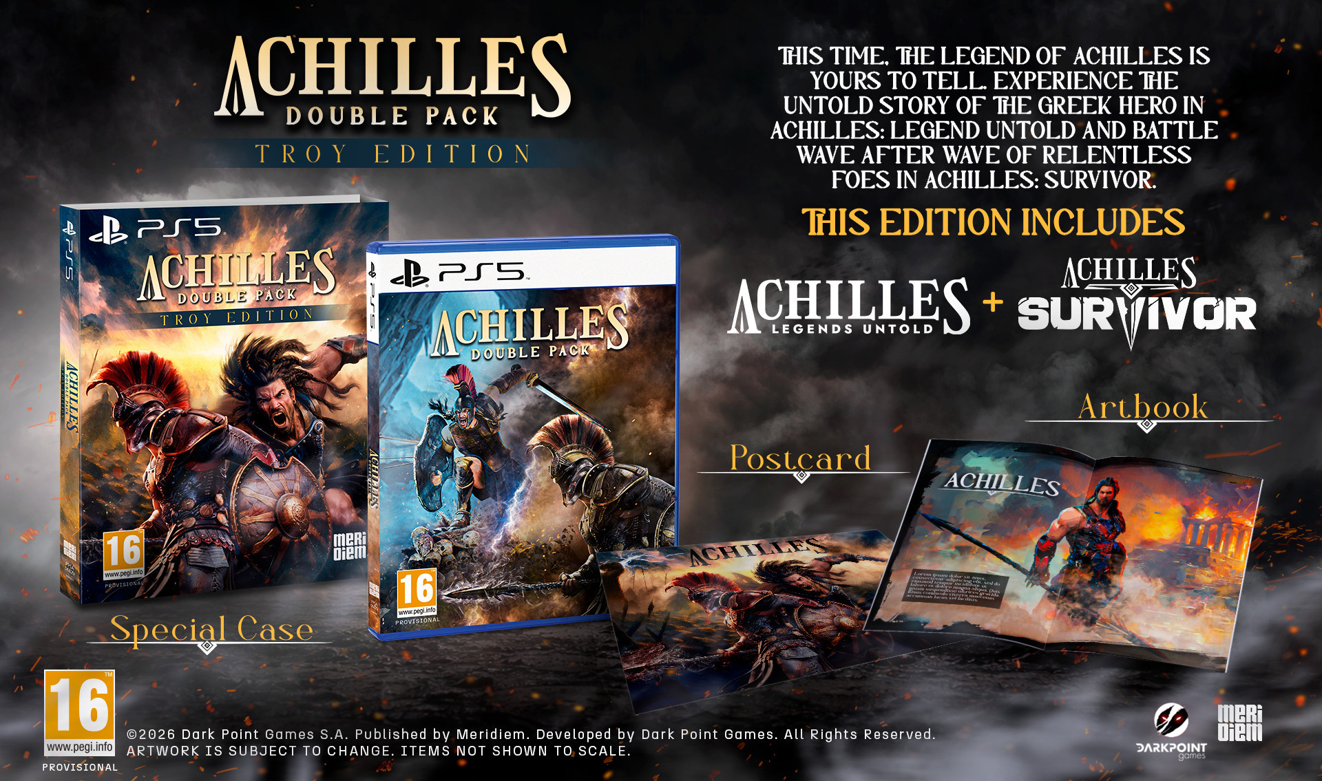 Achilles Double Pack Troy Edition voor PlayStation 5
