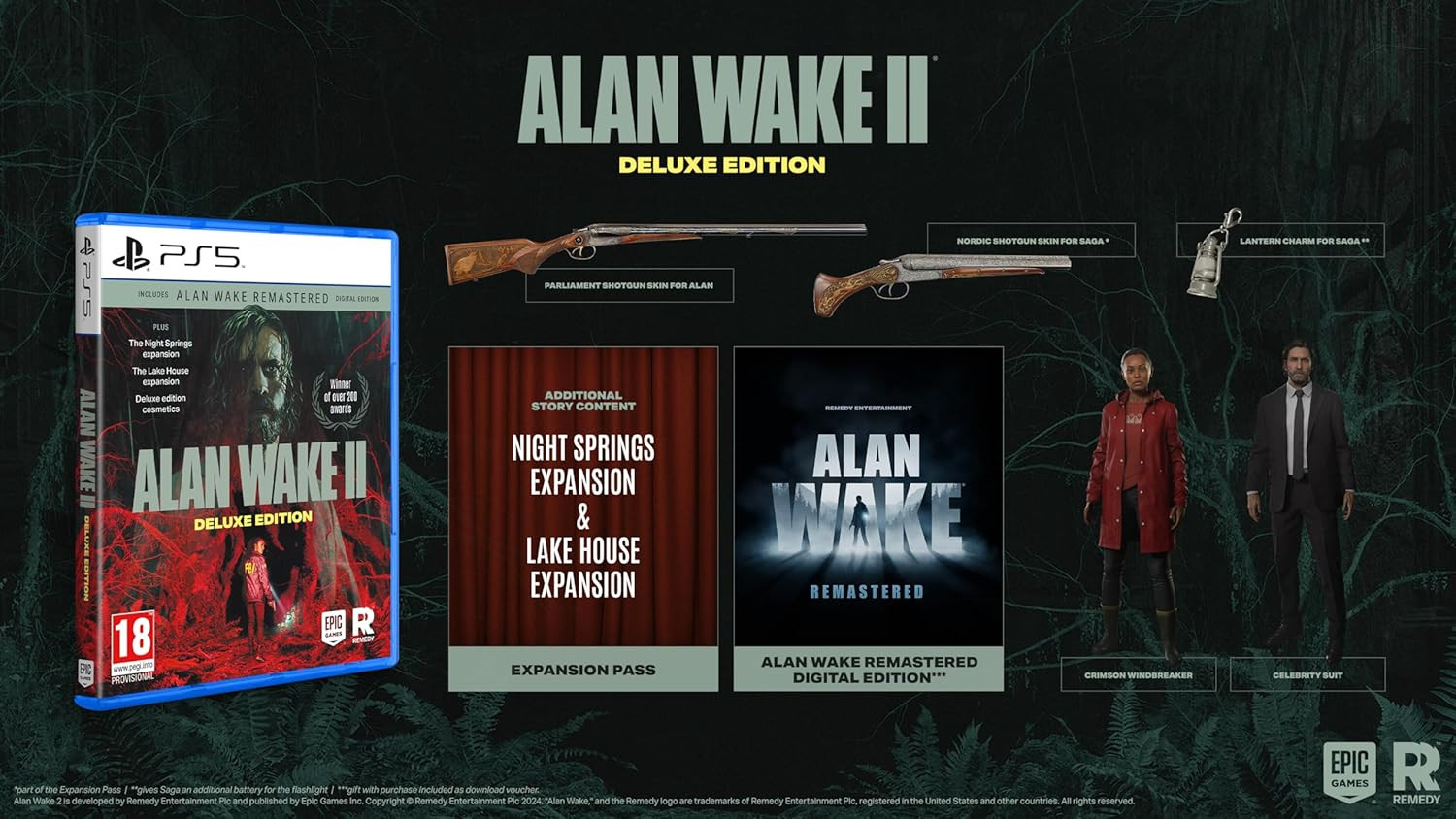 Alan Wake 2 Deluxe Edition voor PlayStation 5