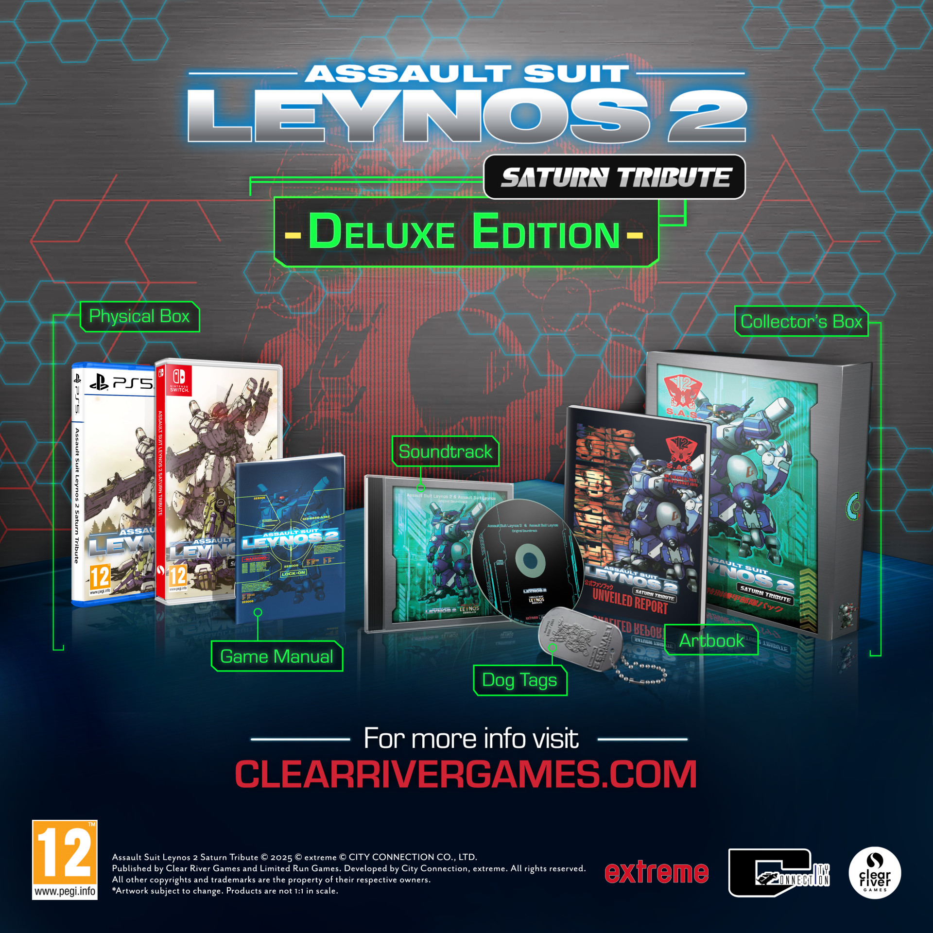 Assault Suit Leynos 2 Saturn Tribute Deluxe Edition voor PlayStation 5
