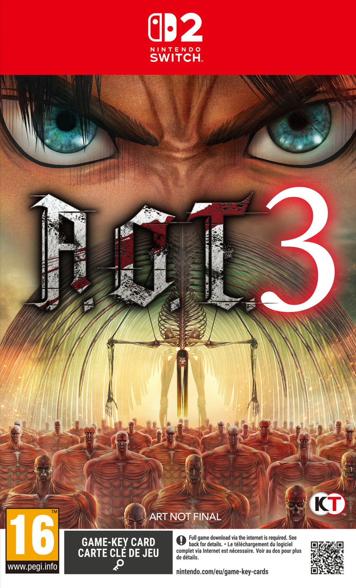 Attack on Titan 3 / A.O.T. 3. voor Nintendo Switch 2