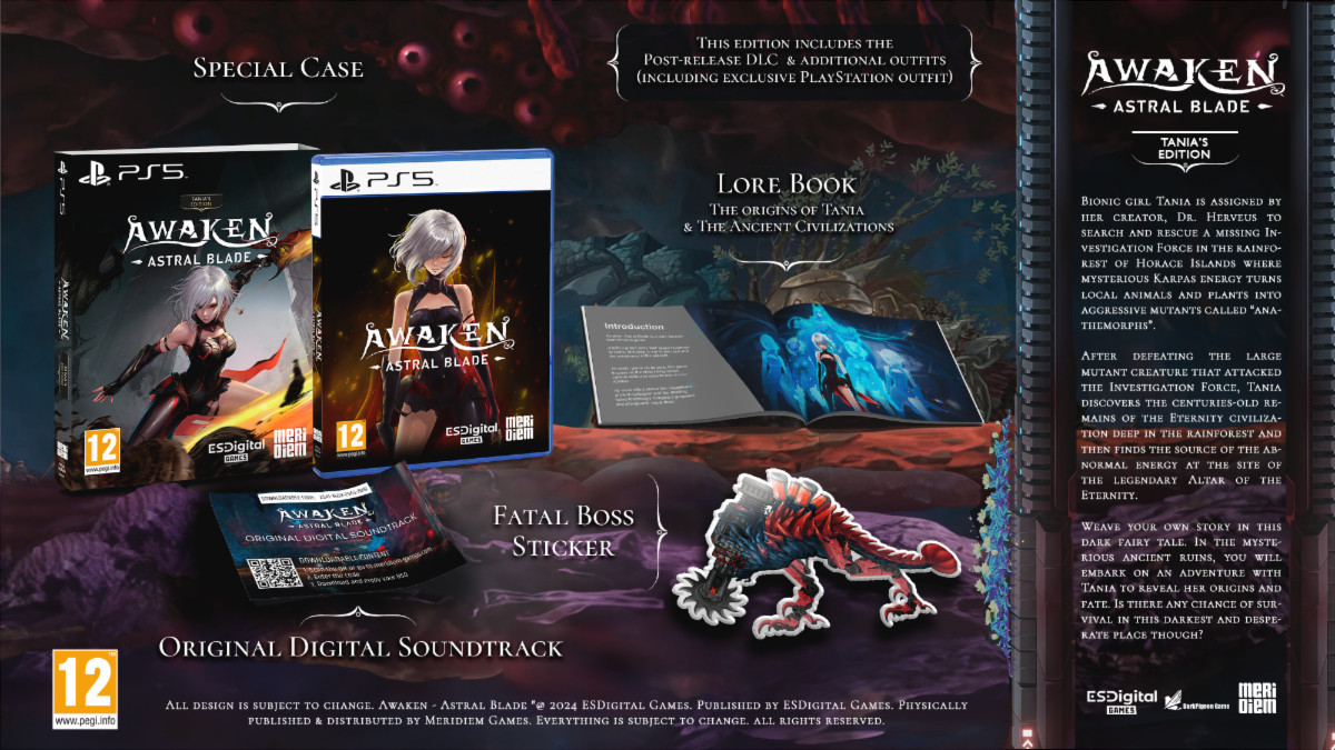 Awaken Astral Blade Tania's Edition voor PlayStation 5