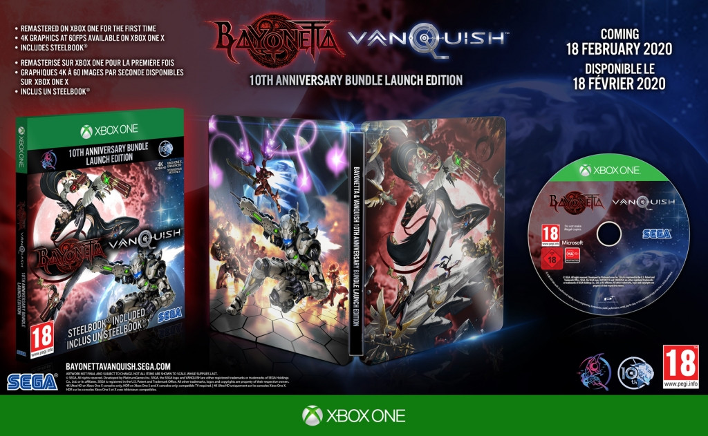 Bayonetta & Vanquish Double Pack Limited 10th Anniversary edition voor Xbox One