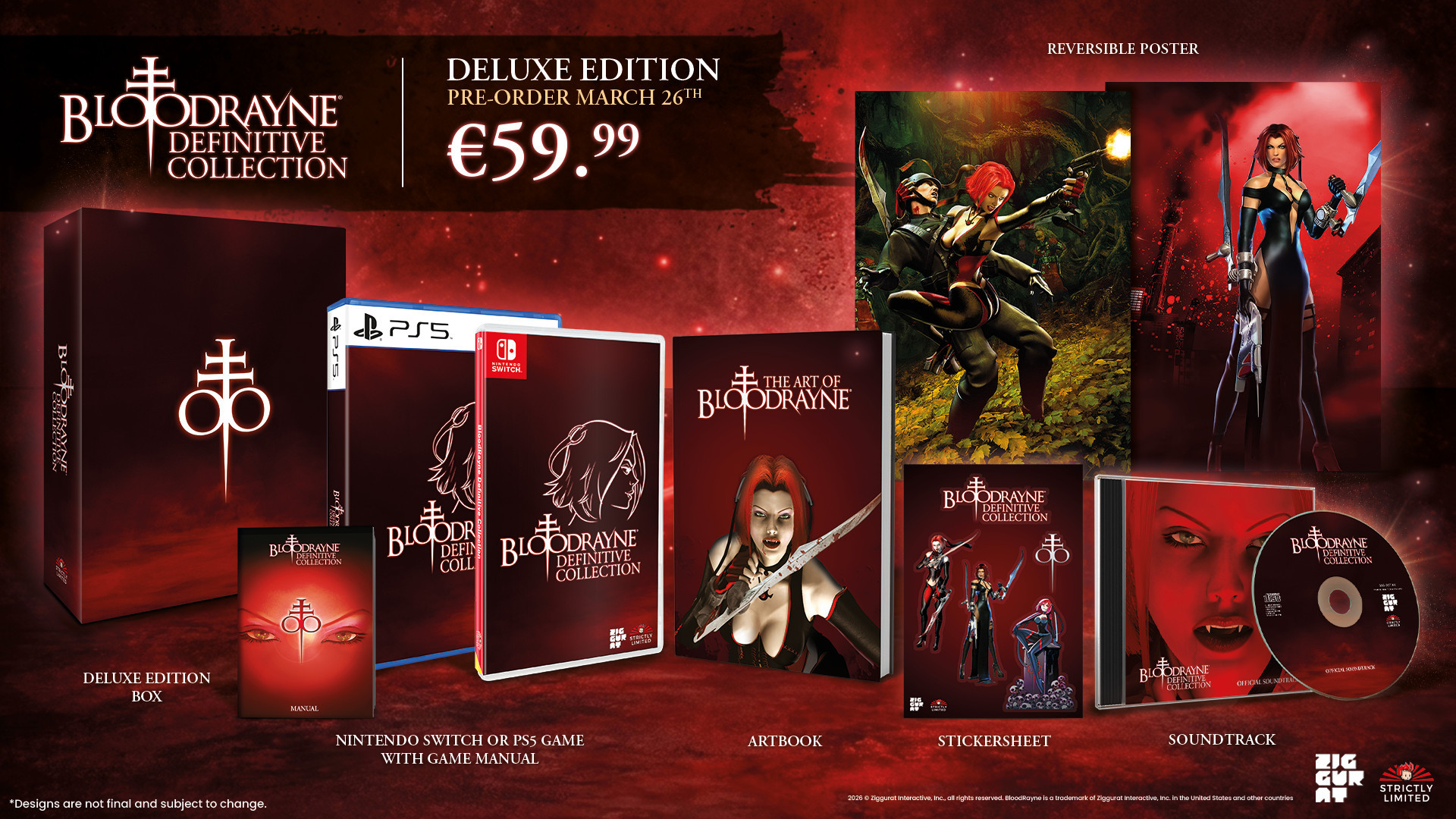 BloodRayne Definitive Collection Deluxe Edition voor PlayStation 5
