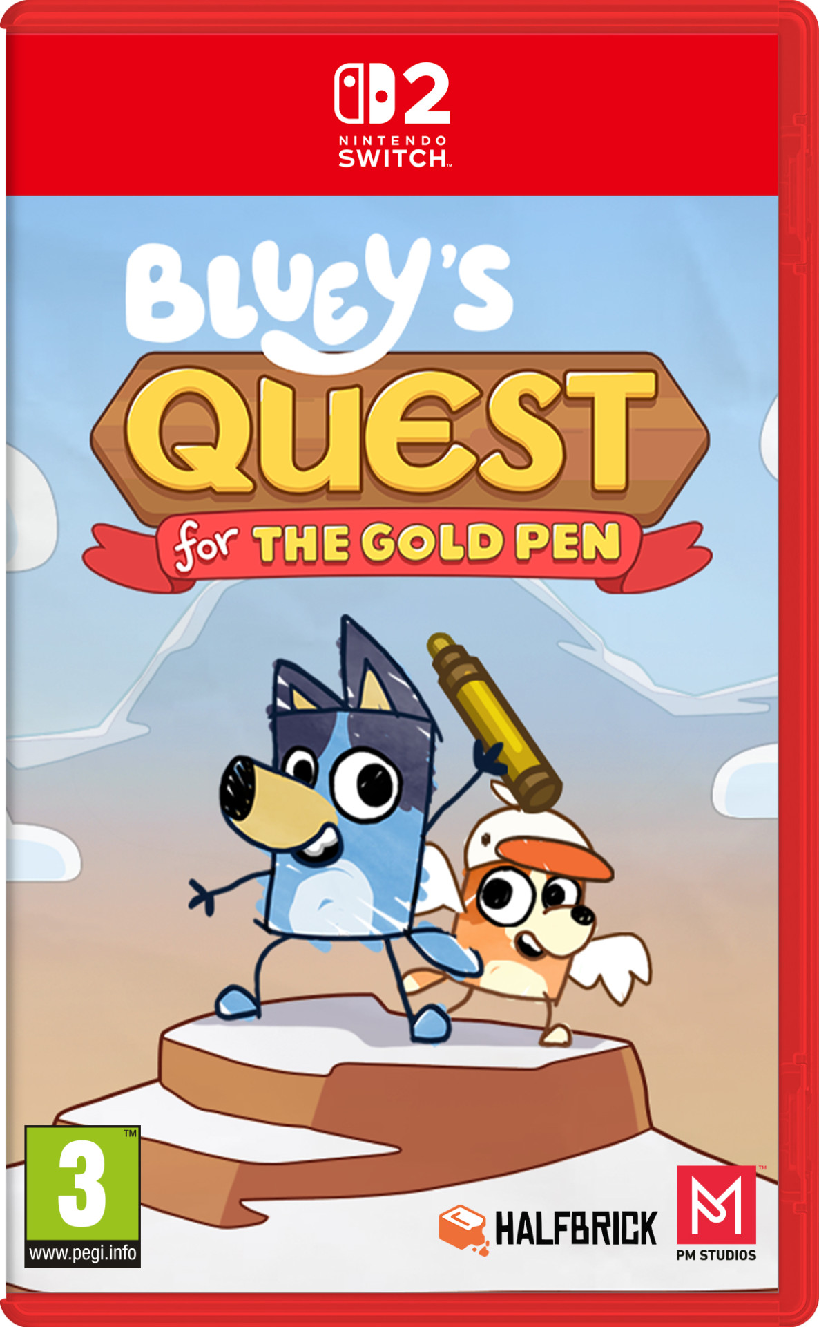 Bluey's Quest for the Gold Pen voor Nintendo Switch 2