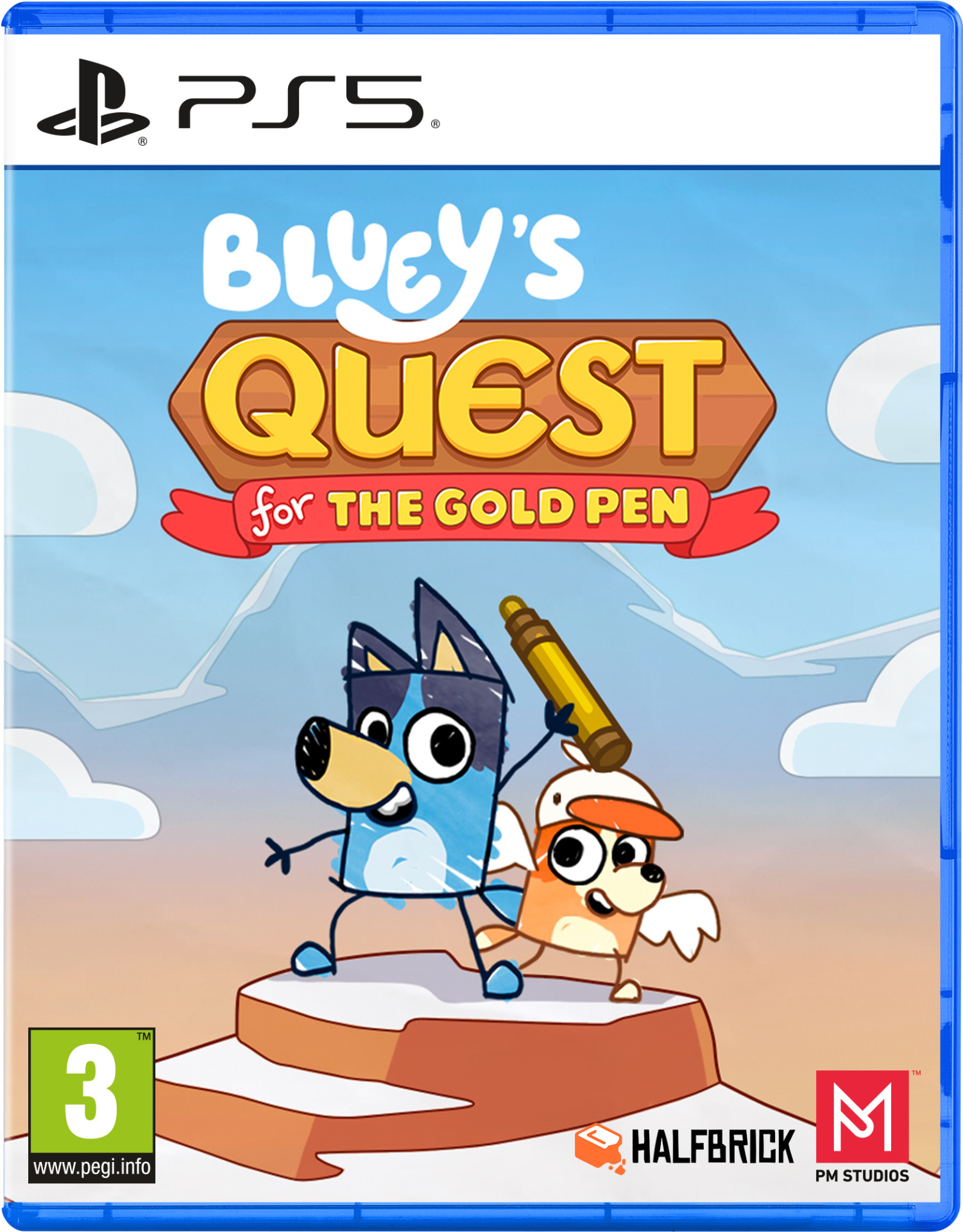 Bluey's Quest for the Gold Pen voor PlayStation 5