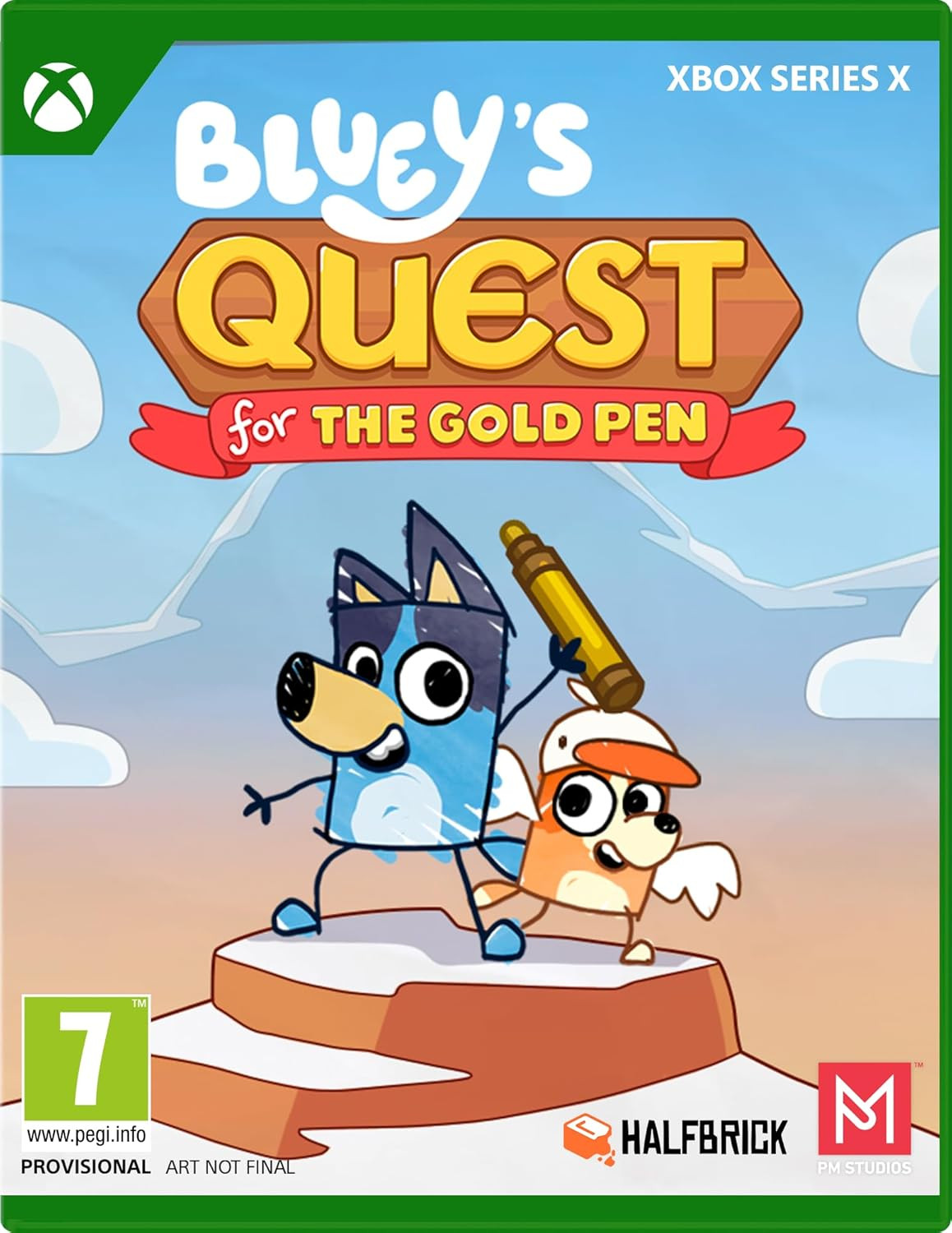 Bluey's Quest for the Gold Pen voor Xbox Series X