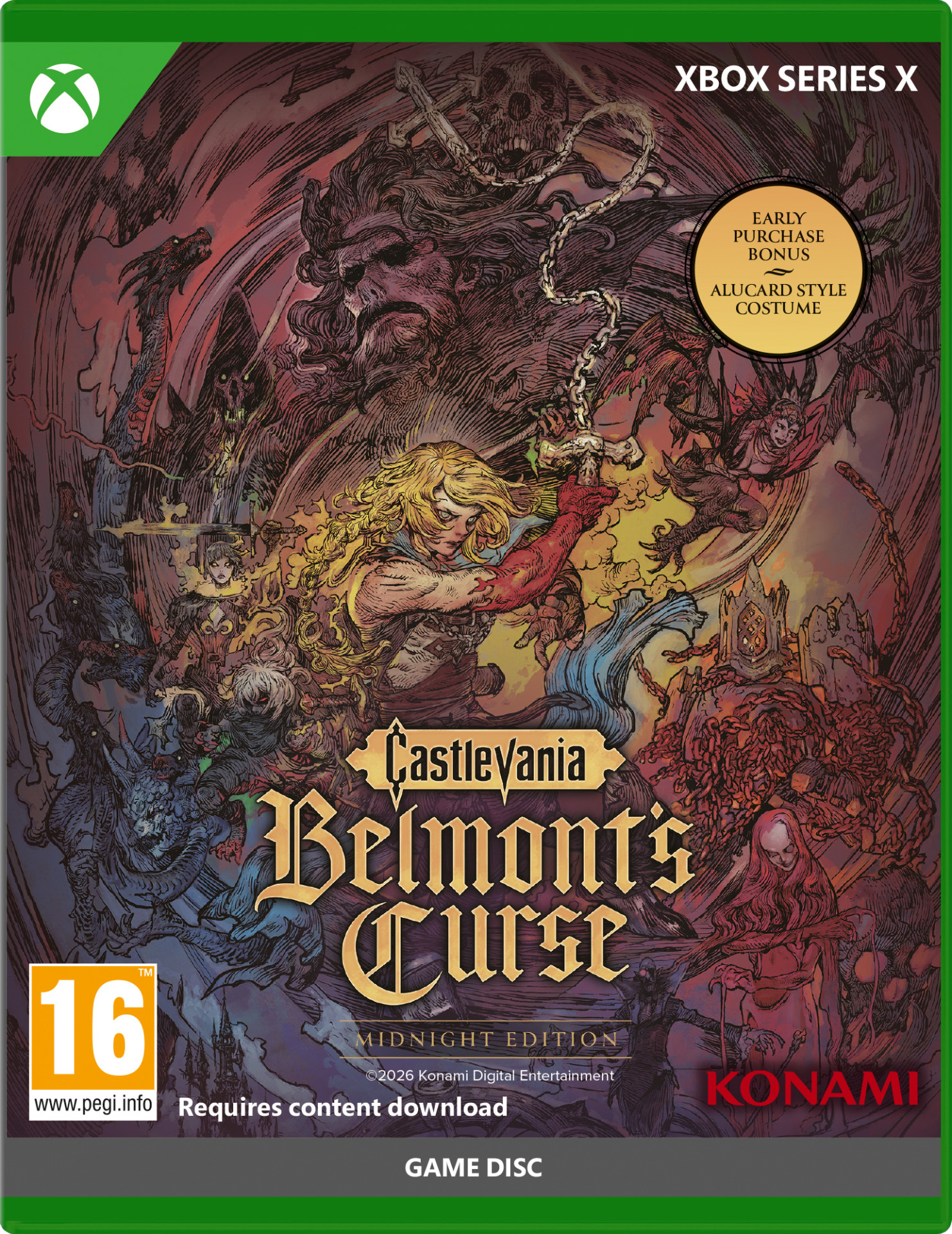 Castlevania: Belmont's Curse Midnight Edition voor Xbox Series X