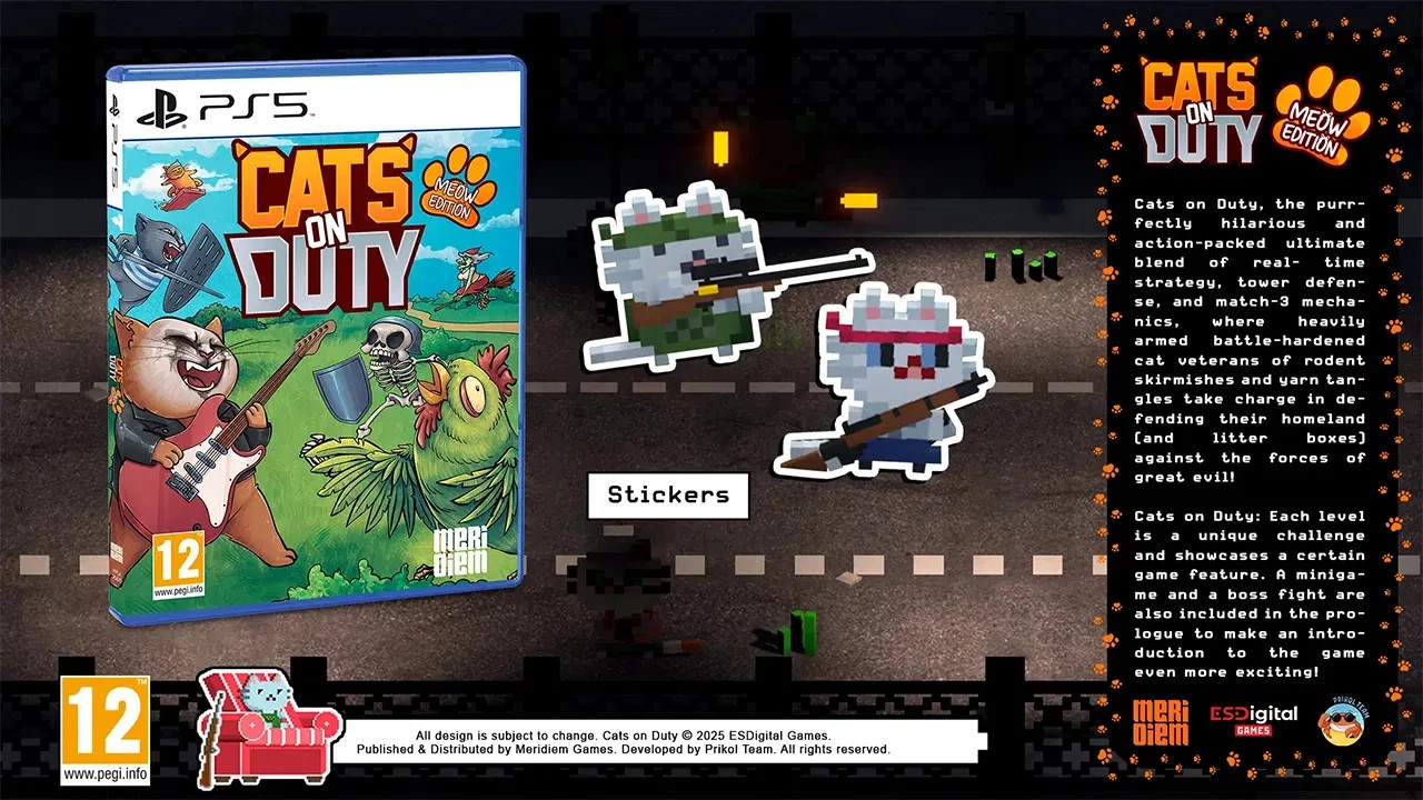 Cats on Duty Meow Edition voor PlayStation 5