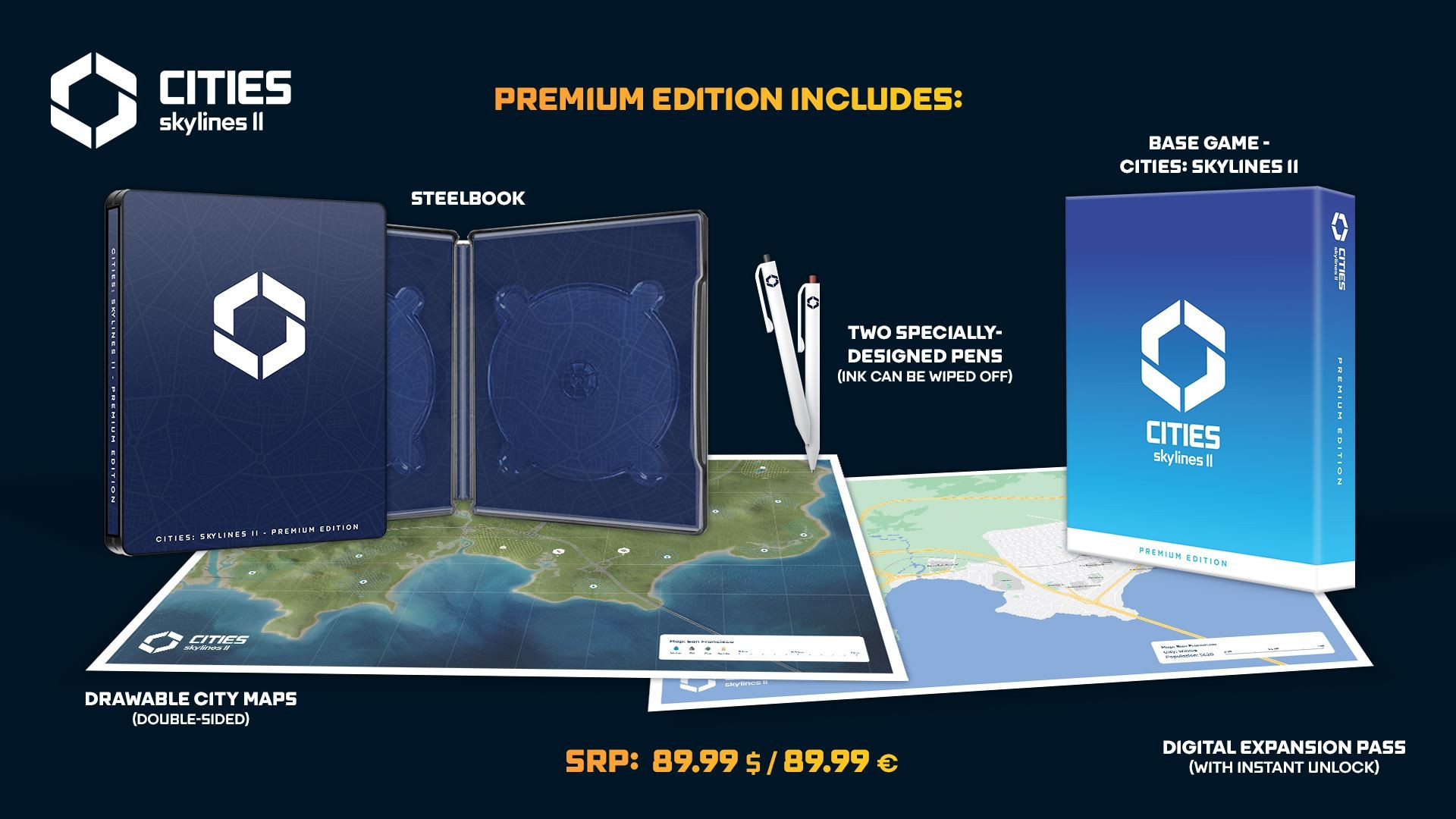 Cities Skylines 2 Premium Edition voor PlayStation 5
