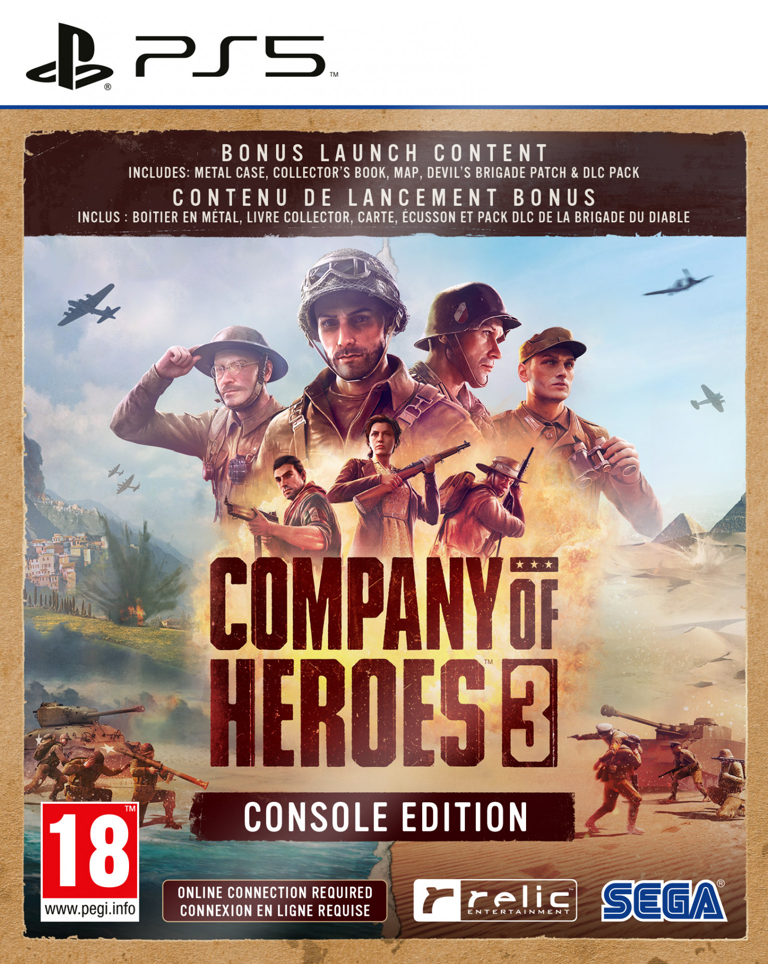 Company of Heroes 3 - Metalcase Edition voor PlayStation 5