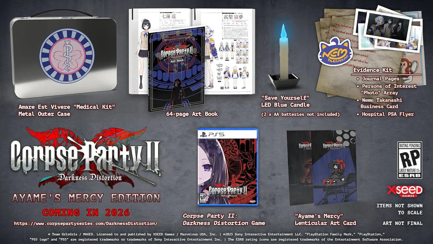 Corpse Party II: Darkness Distortion Ayame's Mercy Edition voor PlayStation 5