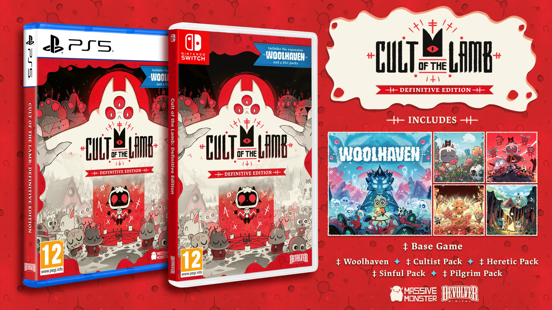 Cult of the Lamb Definitive Edition voor PlayStation 5