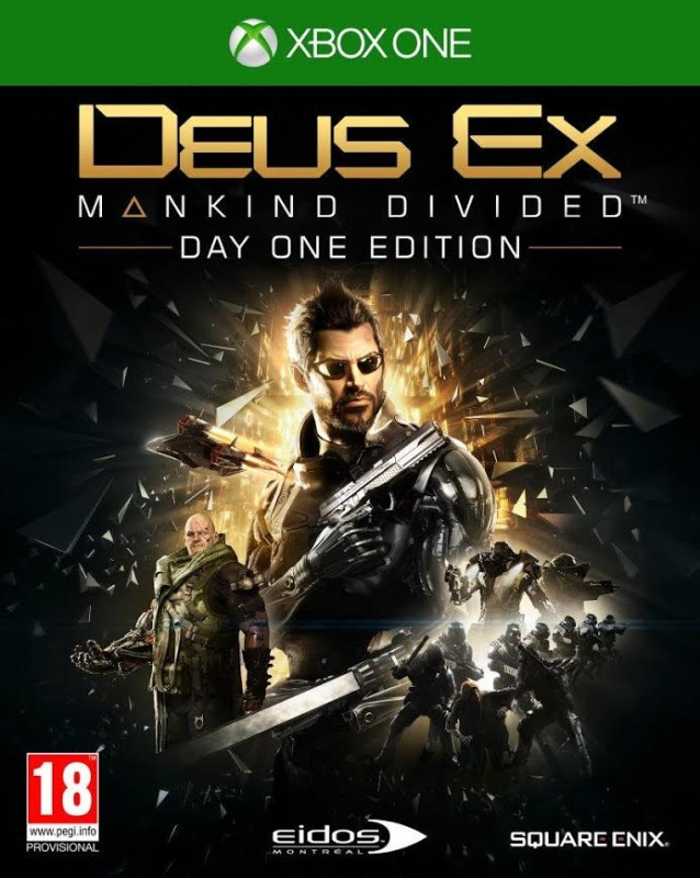 Deus Ex Mankind Divided Day 1 Edition voor Xbox One