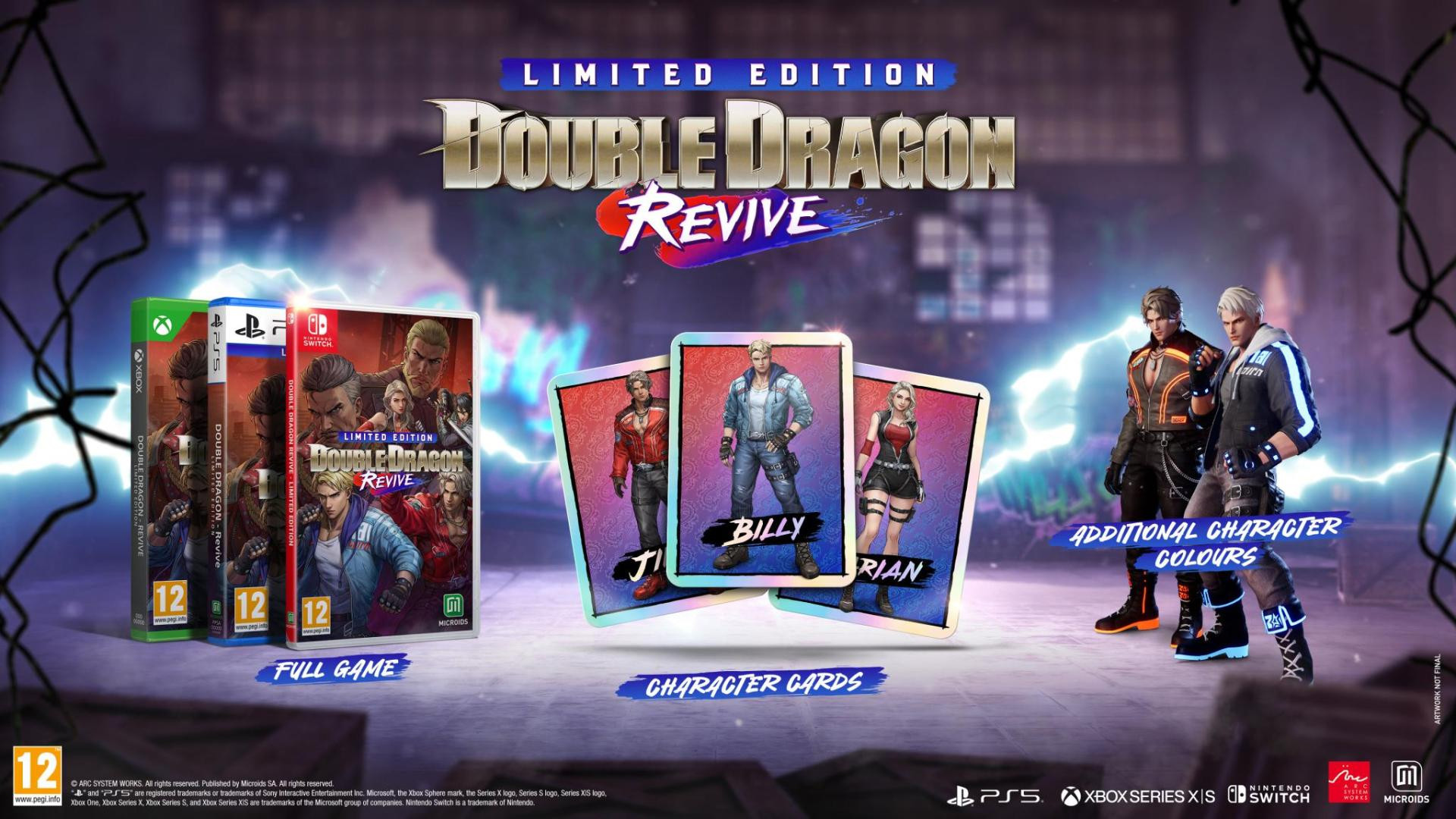Double Dragon Revive Limited Edition voor PlayStation 5