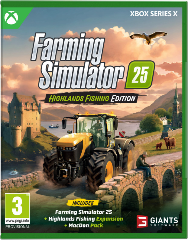 Farming Simulator 25 Highlands Fishing Edition voor Xbox Series X