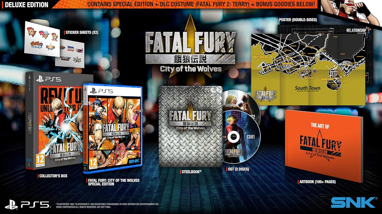 Fatal Fury: City of the Wolves: Deluxe Edition voor PlayStation 5