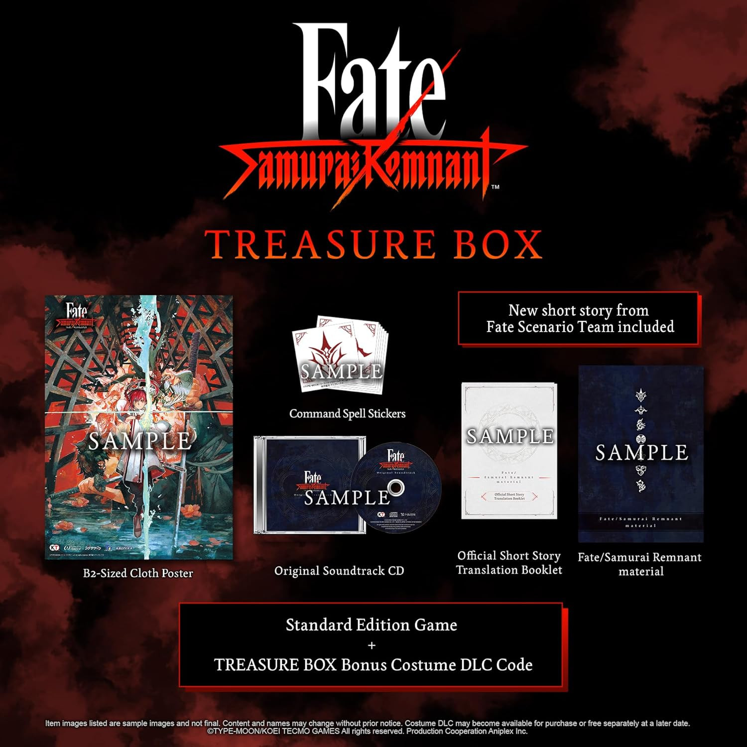 Fate/Samurai Remnant Treasure Box voor PlayStation 5