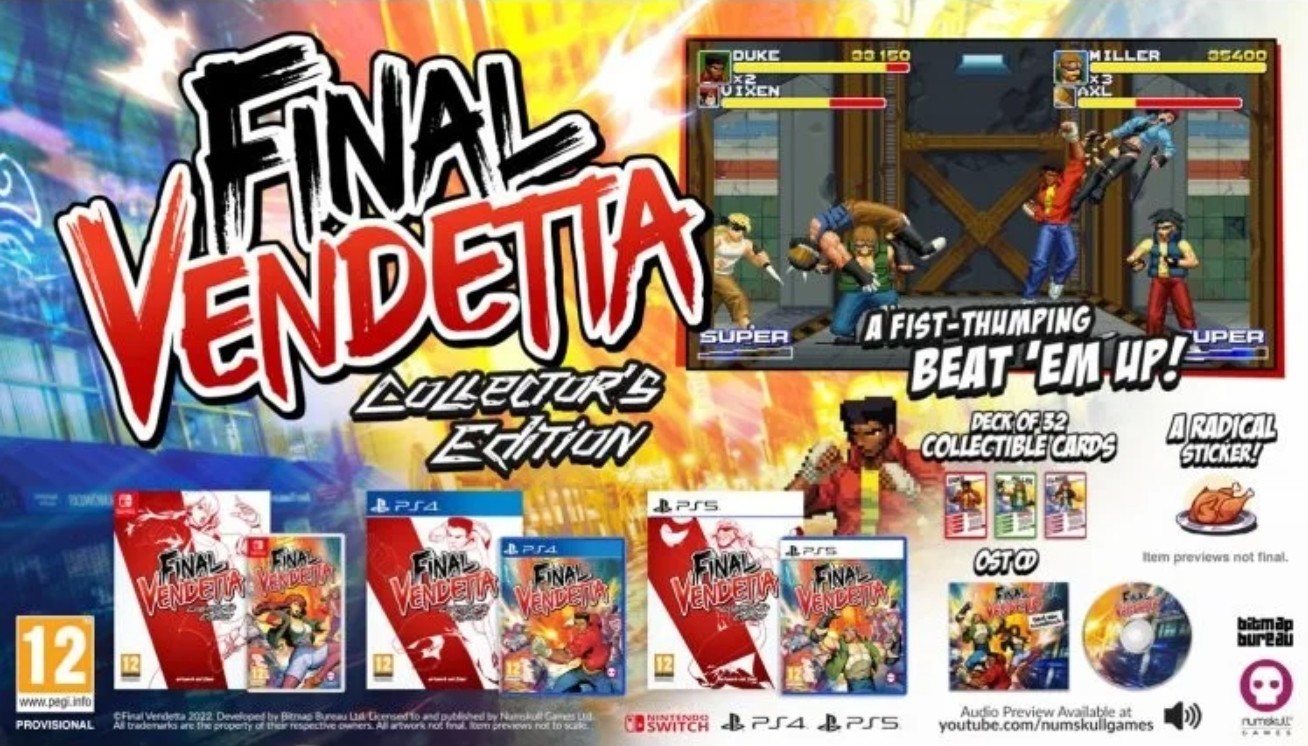Final Vendetta Collector's Edition voor PlayStation 5