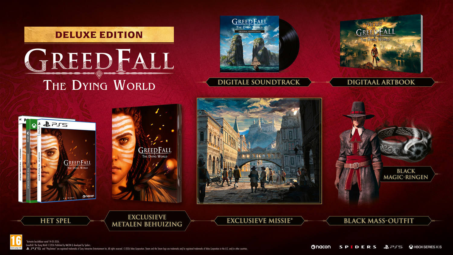 Greedfall: The Dying World Deluxe Edition voor PlayStation 5
