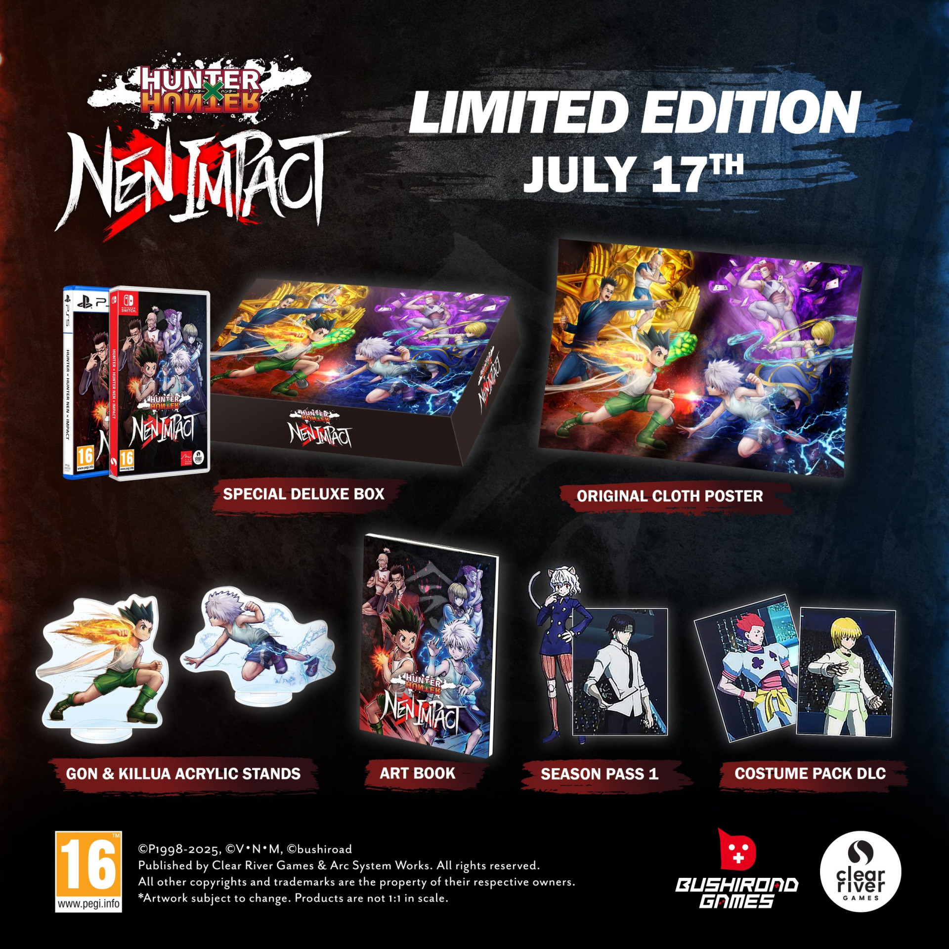 Hunter x Hunter Nen x Impact Limited Edition voor PlayStation 5
