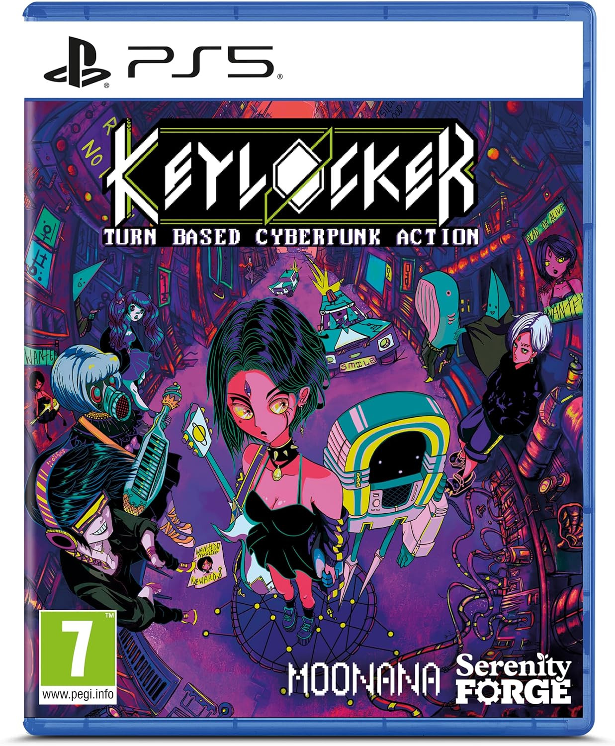 Keylocker Turn Based Cyberpunk Action voor PlayStation 5
