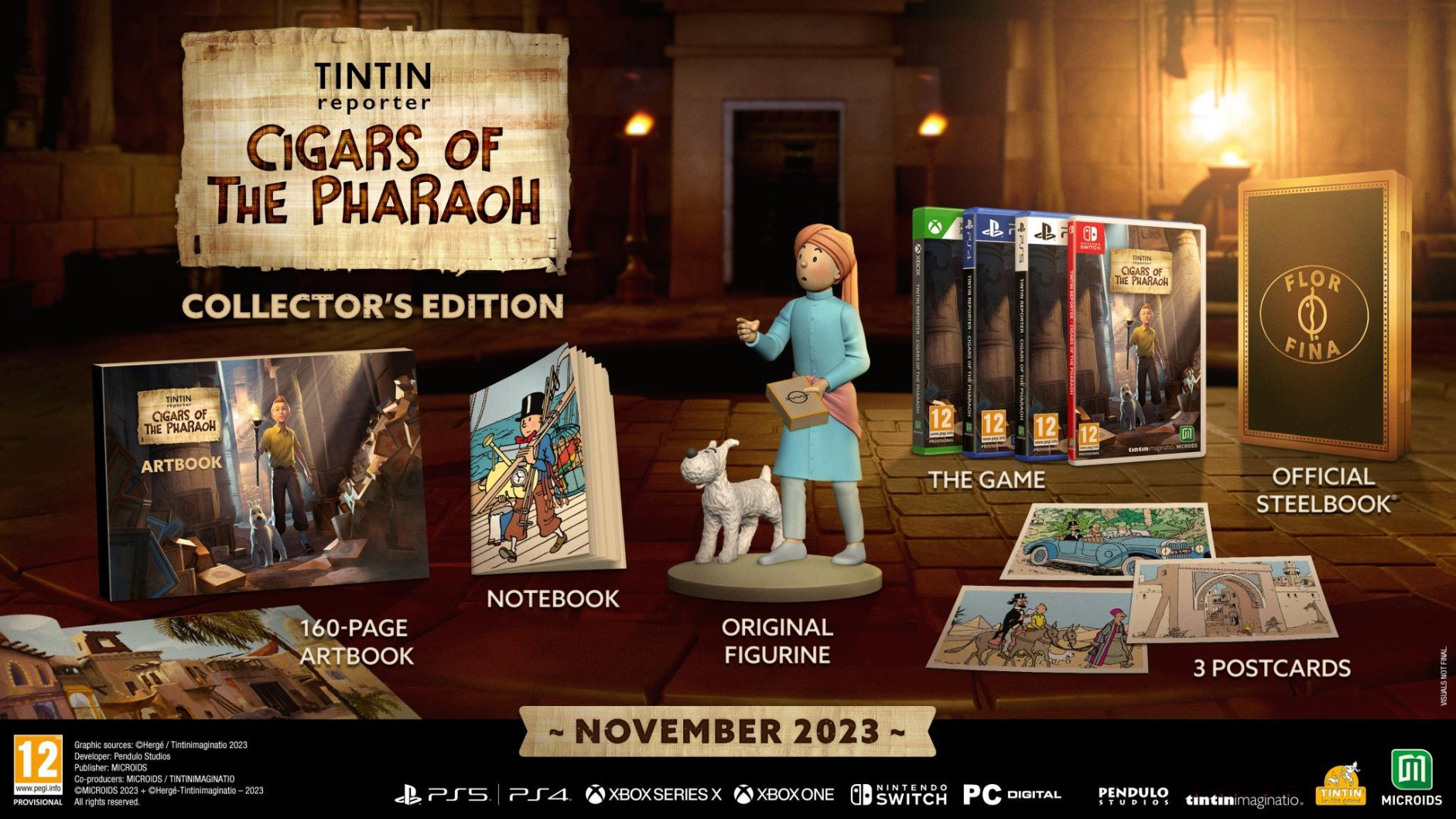 Kuifje Reporter: De Sigaren van de Farao Collector's Edition voor PlayStation 5