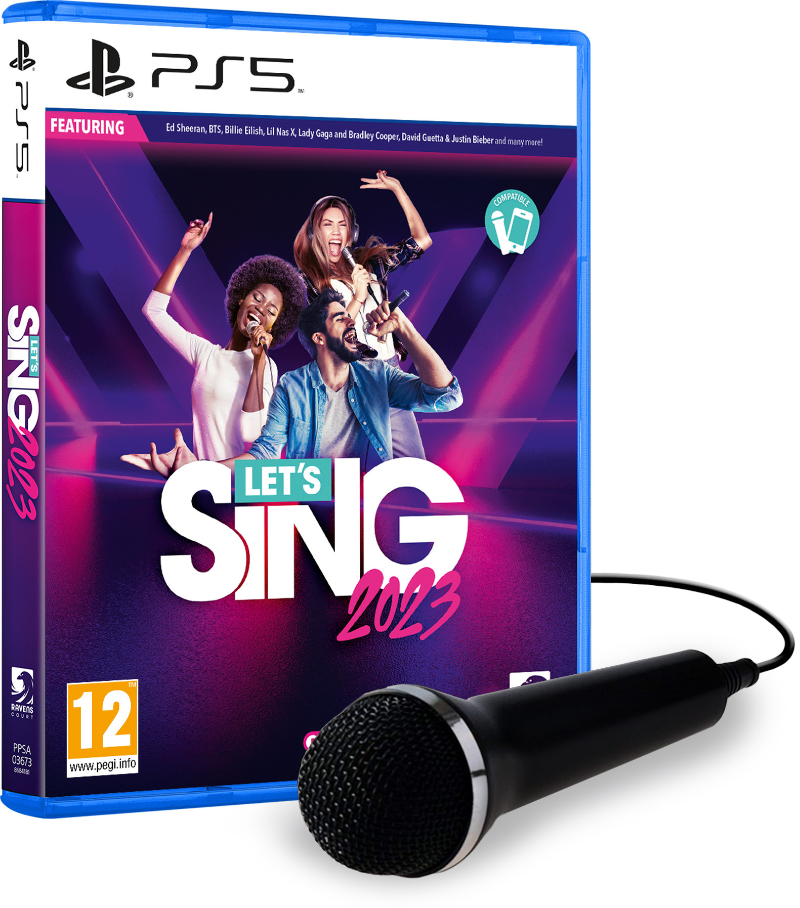 Let's Sing 2023 + 1 Microphone voor PlayStation 5