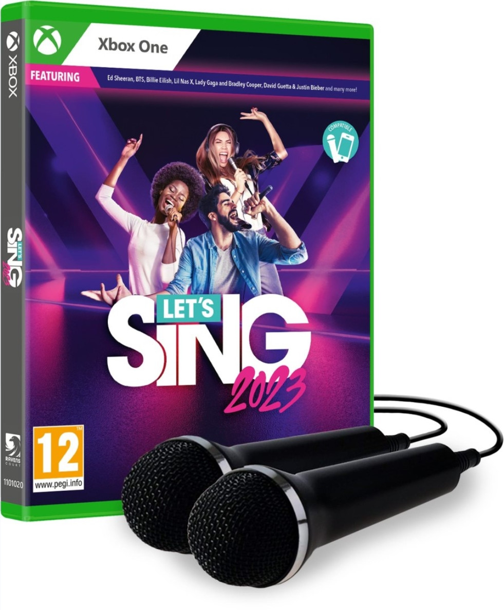 Let's Sing 2023 + 2 Microphones voor Xbox One