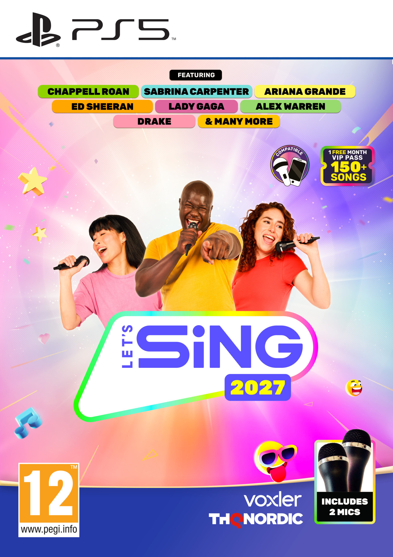 Let's Sing 2027 - 2 Mic Bundle - International Version voor PlayStation 5