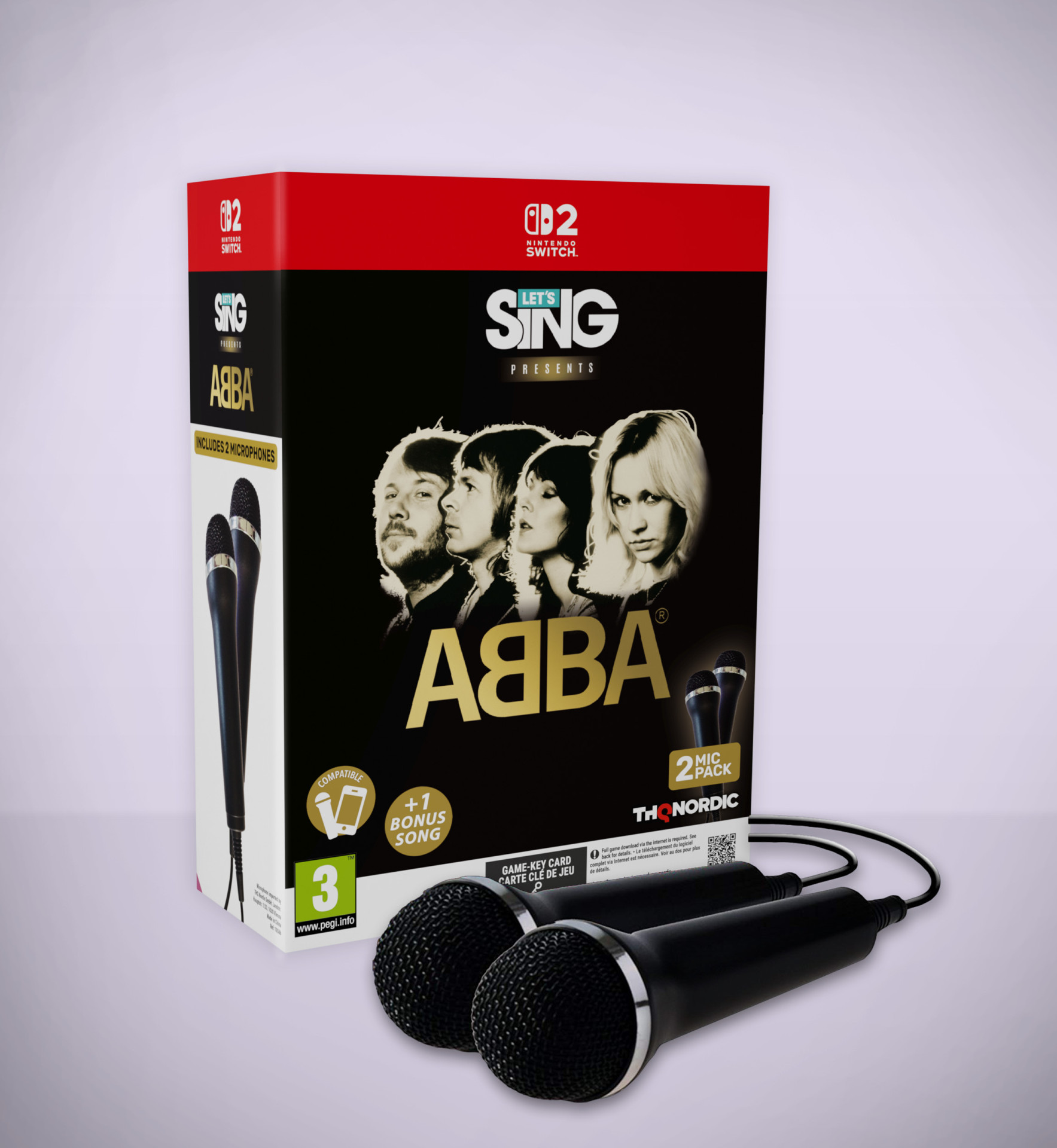 Let's Sing ABBA - 2 Mic Bundle voor Nintendo Switch 2