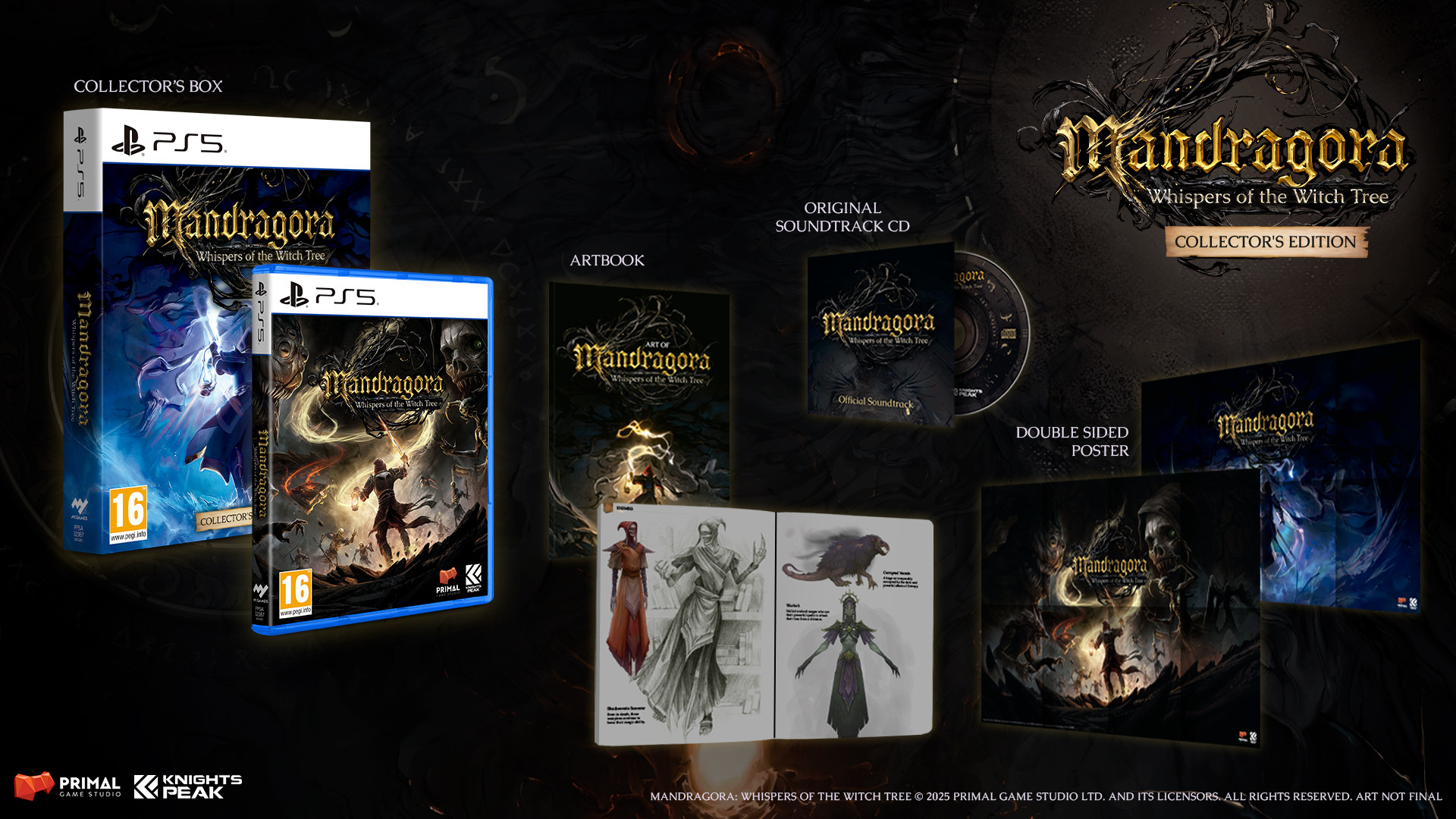 Mandragora Whispers of the Witch Tree Collector's Edition voor PlayStation 5