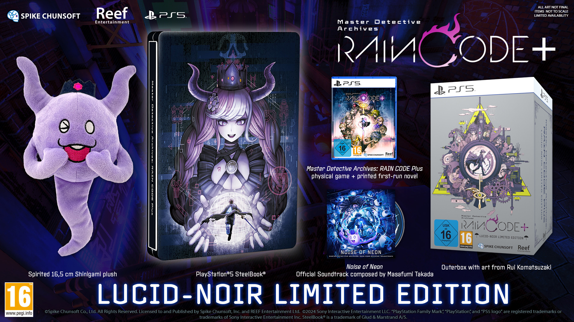 Master Detective Archives: Rain Code Plus Lucid Noir Limited Edition voor PlayStation 5