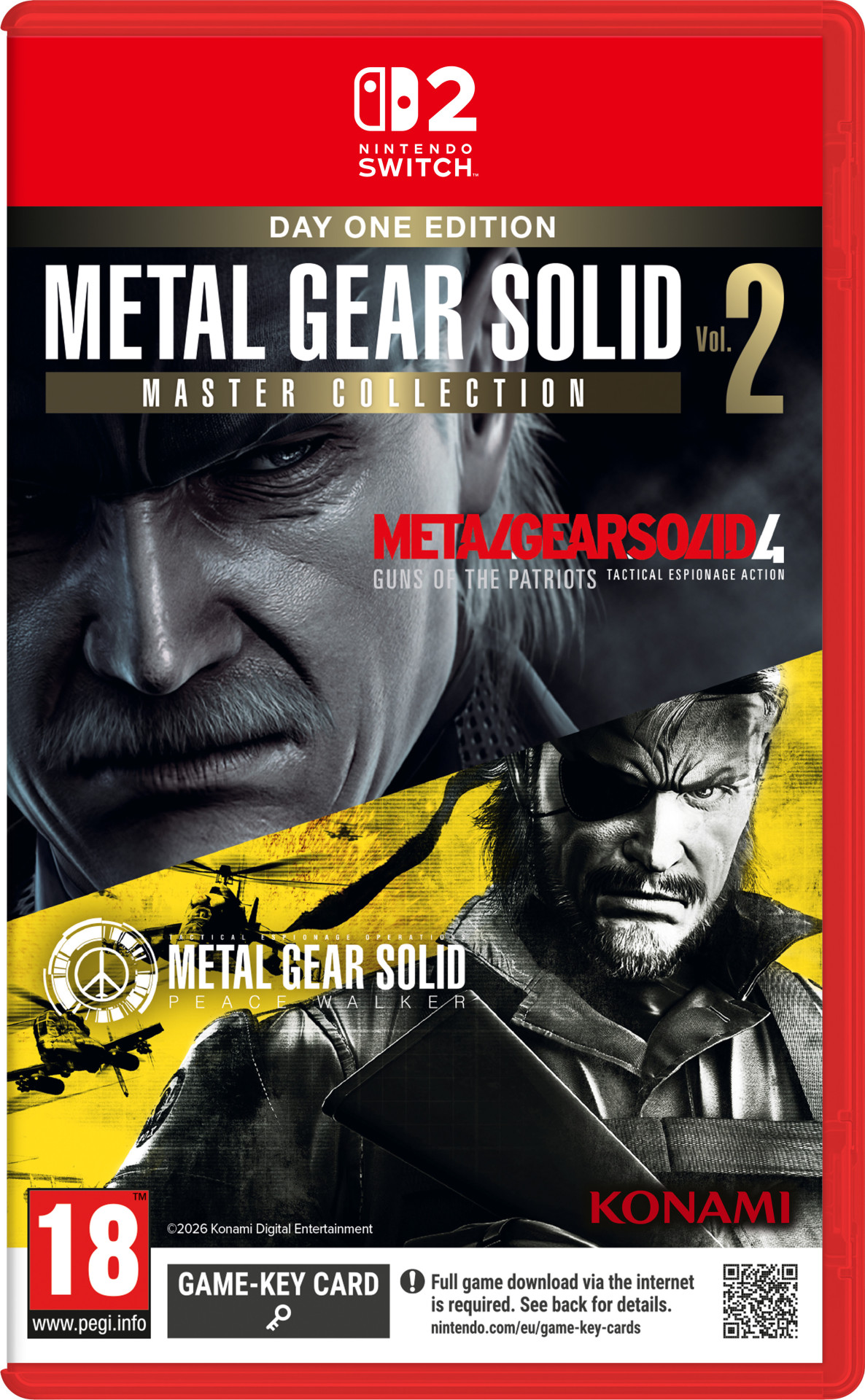 Metal Gear Solid: Master Collection Volume 2 - Day One Edition voor Nintendo Switch 2