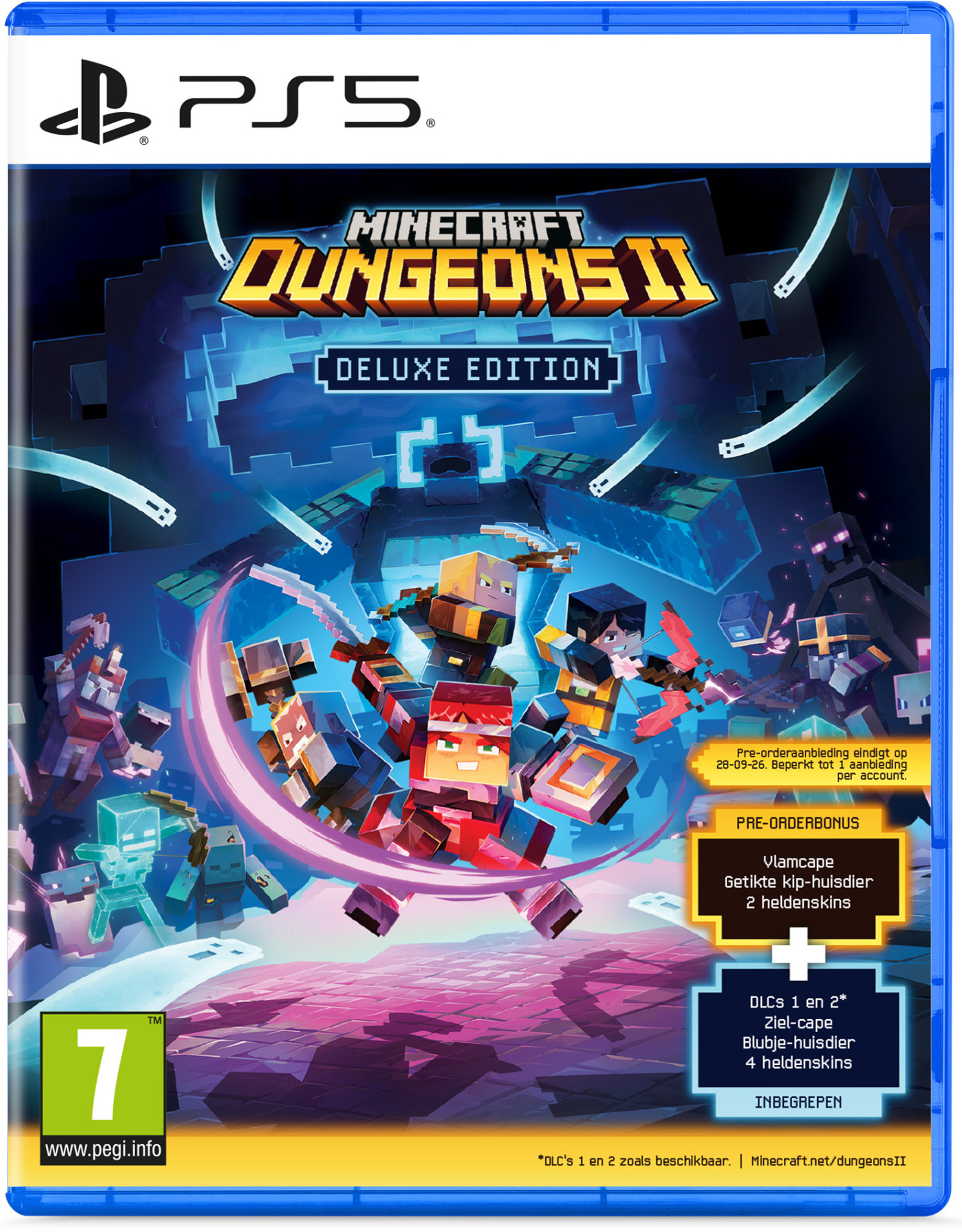 Minecraft Dungeons II Deluxe Edition voor PlayStation 5