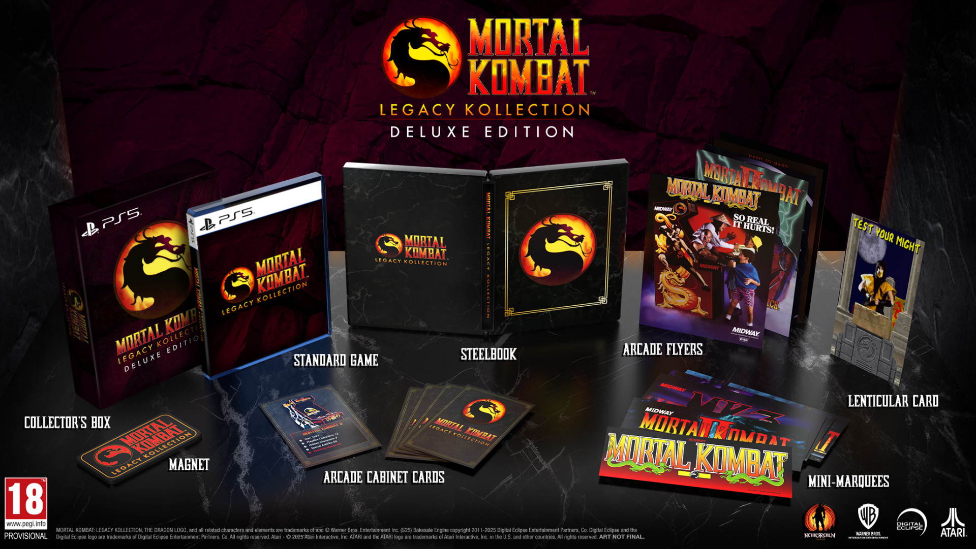 Mortal Kombat Legacy Kollection Deluxe Edition voor PlayStation 5