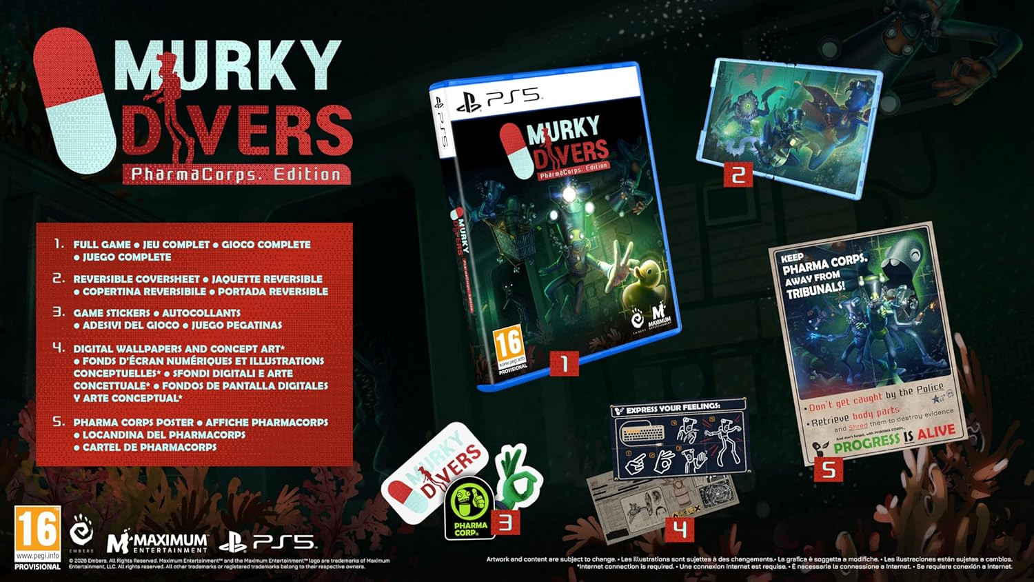 Murky Divers Pharmacorps Edition voor PlayStation 5