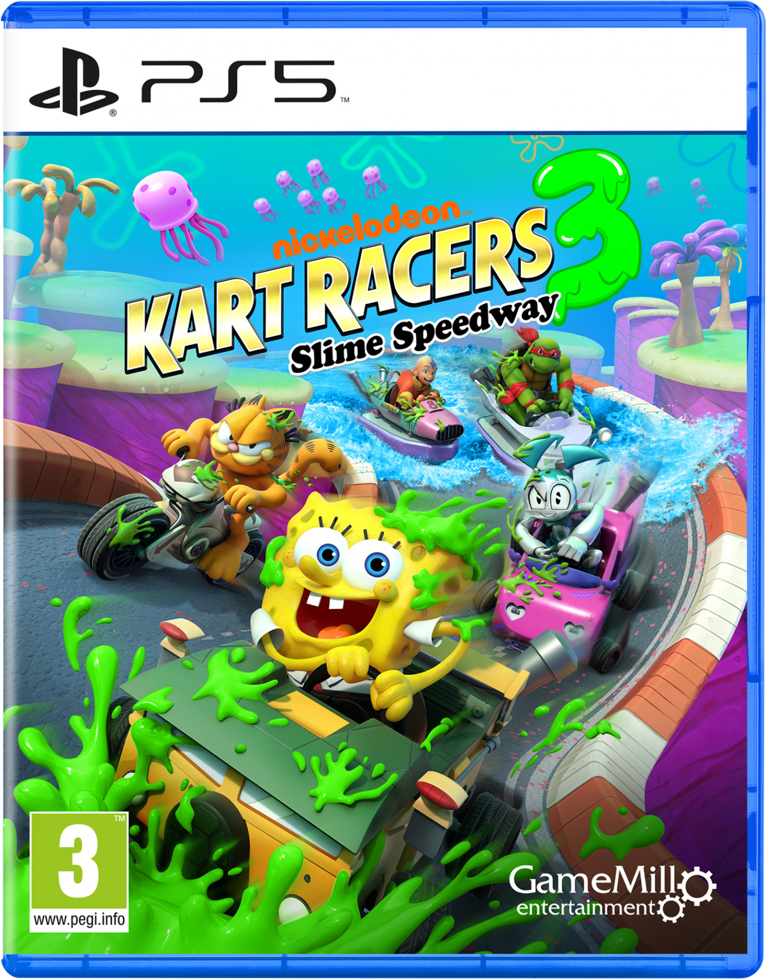 Nickelodeon Kart Racers 3 Slime Speedway voor PlayStation 5