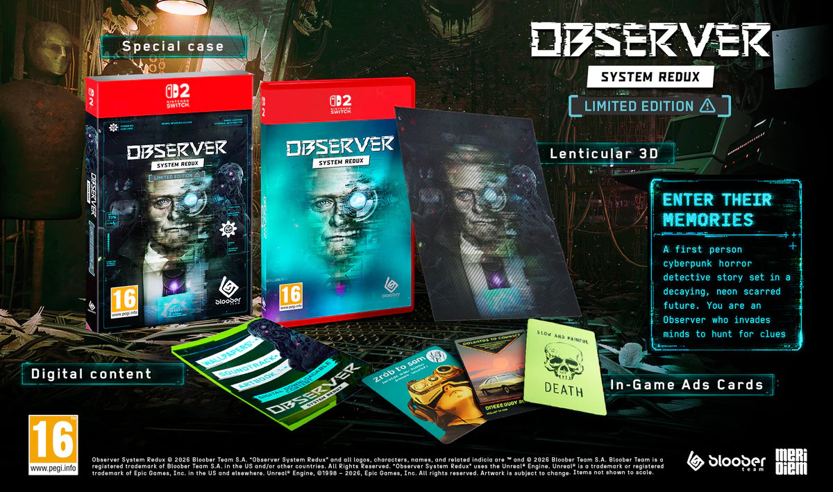 Observer: System Redux Limited Edition voor Nintendo Switch 2