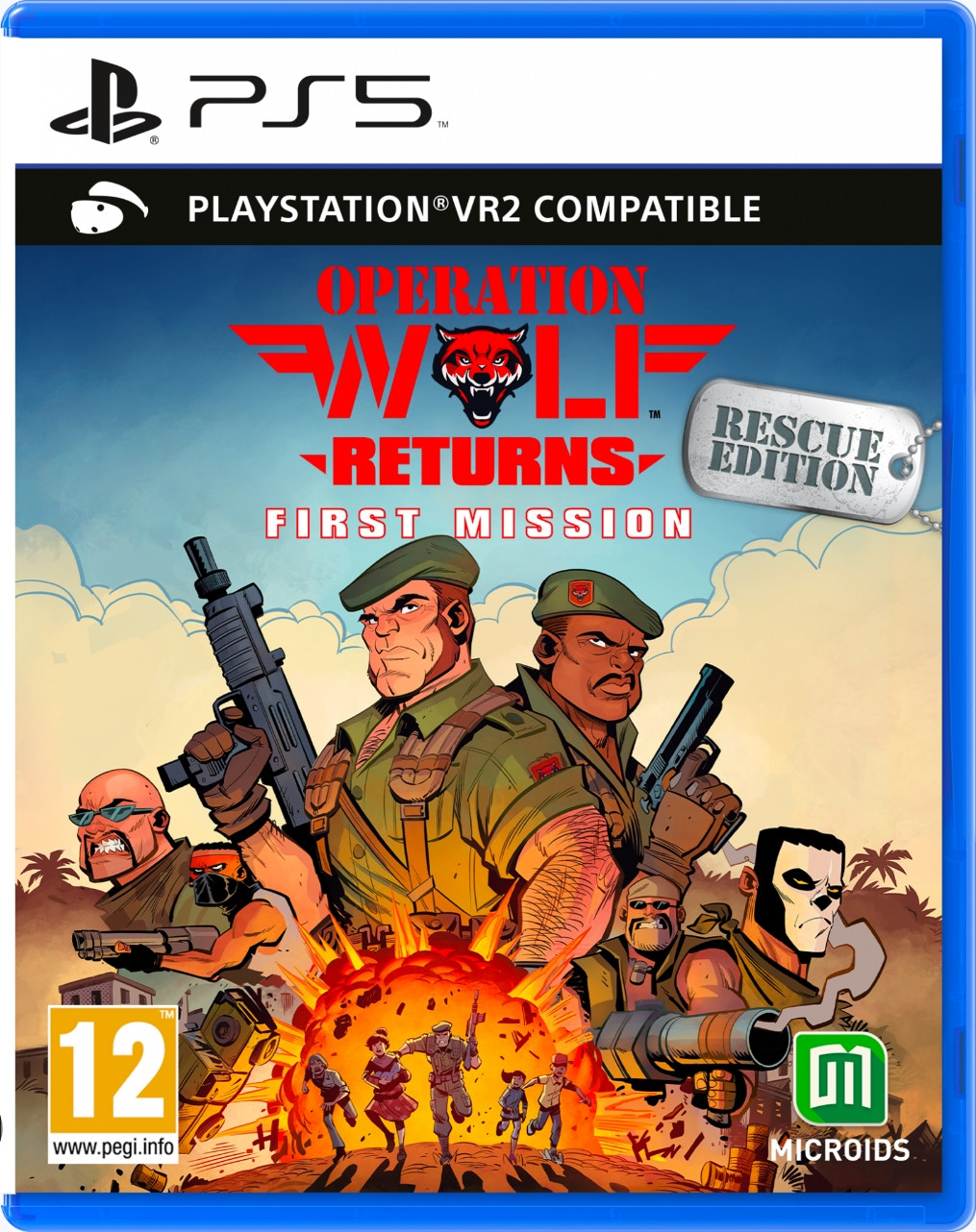 Operation Wolf Returns: First Mission Rescue Edition voor PlayStation 5