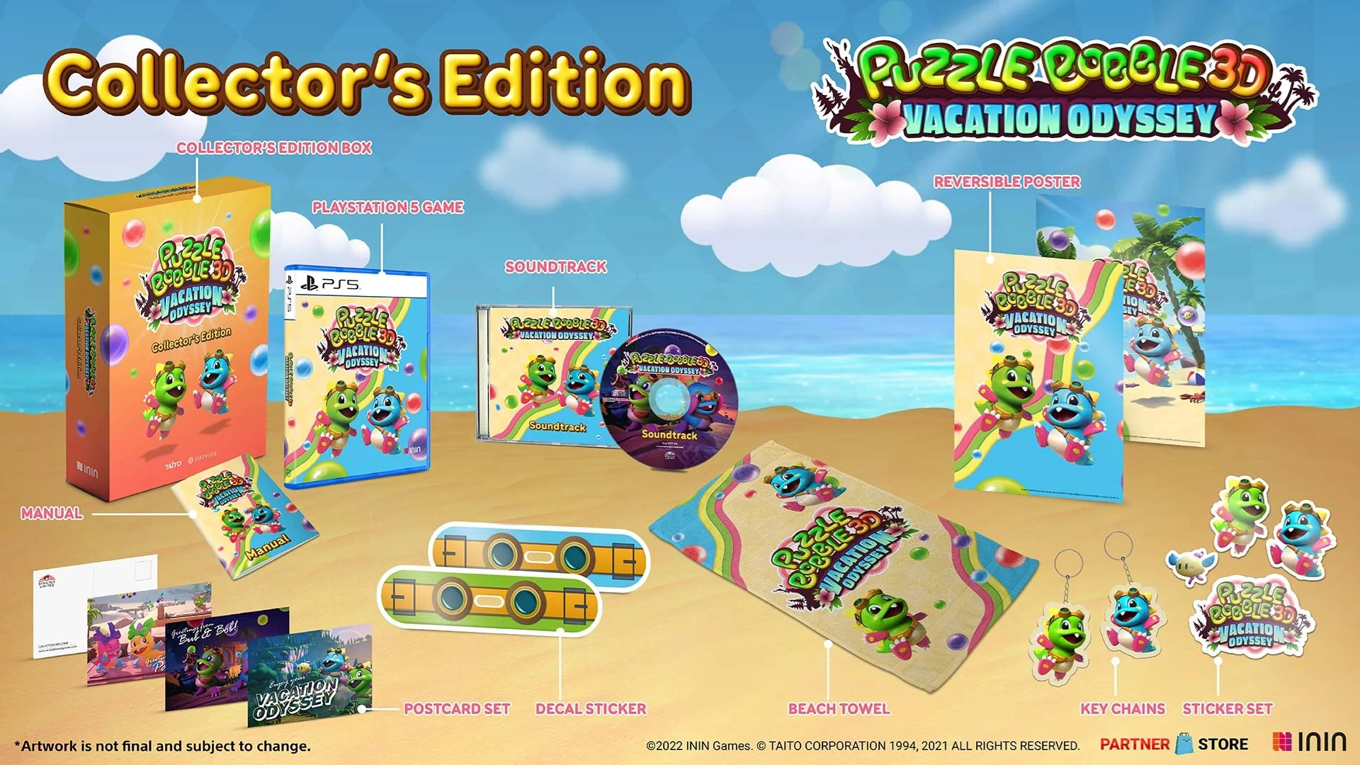 Puzzle Bobble 3D: Vacation Odyssey Collector's Edition voor PlayStation 5