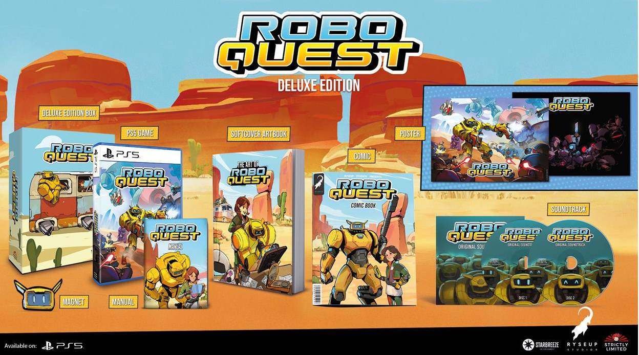 Robo Quest Deluxe Edition voor PlayStation 5