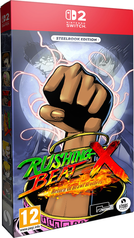 Rushing Beat X: Return of Brawl Brothers Steelbook Edition voor Nintendo Switch 2