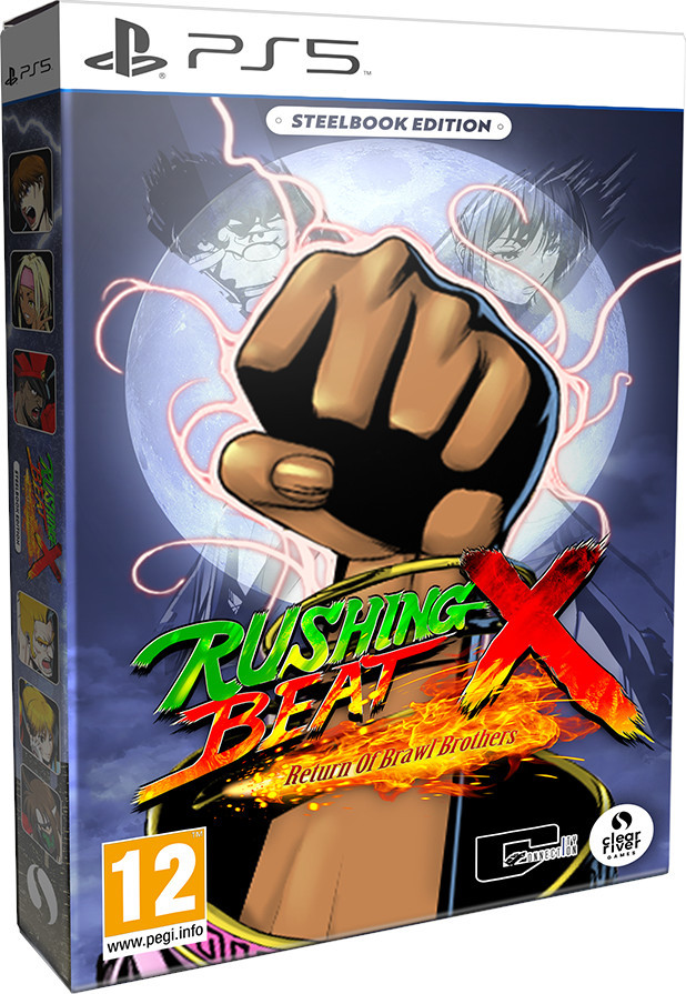 Rushing Beat X: Return of Brawl Brothers Steelbook Edition voor PlayStation 5