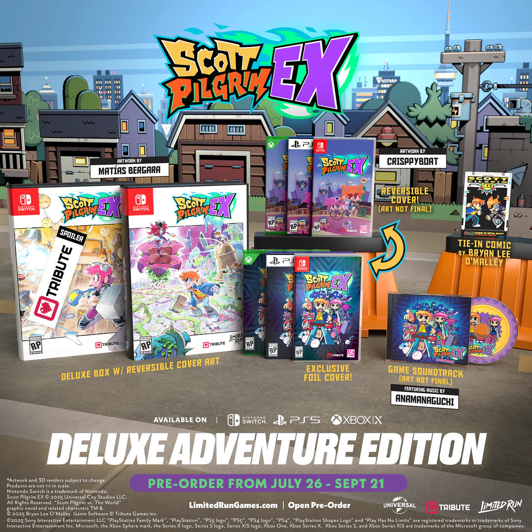 Scott Pilgrim EX Deluxe Adventure Edition (Limited Run Games) voor PlayStation 5