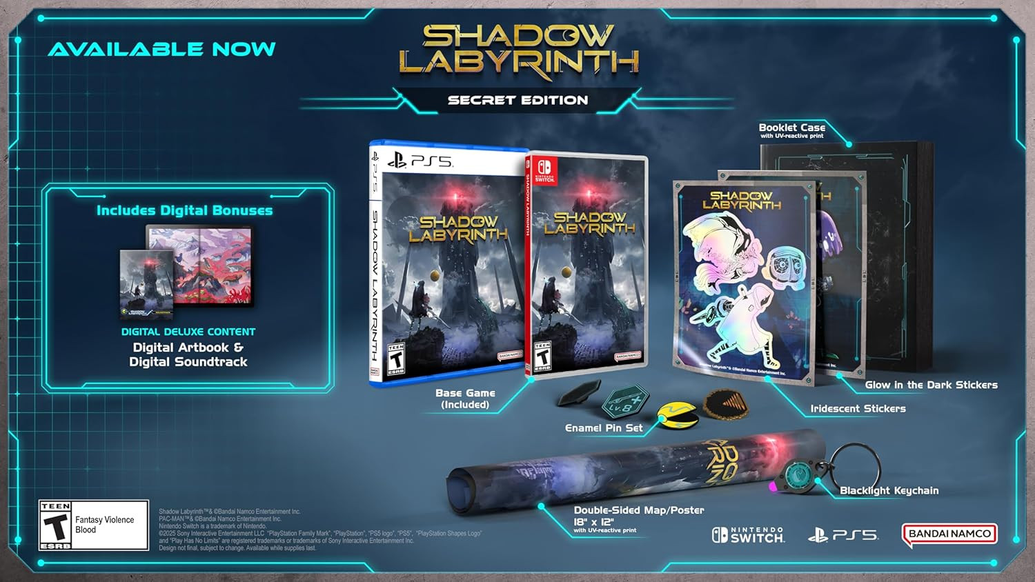 Shadow Labyrinth Secret Edition voor PlayStation 5