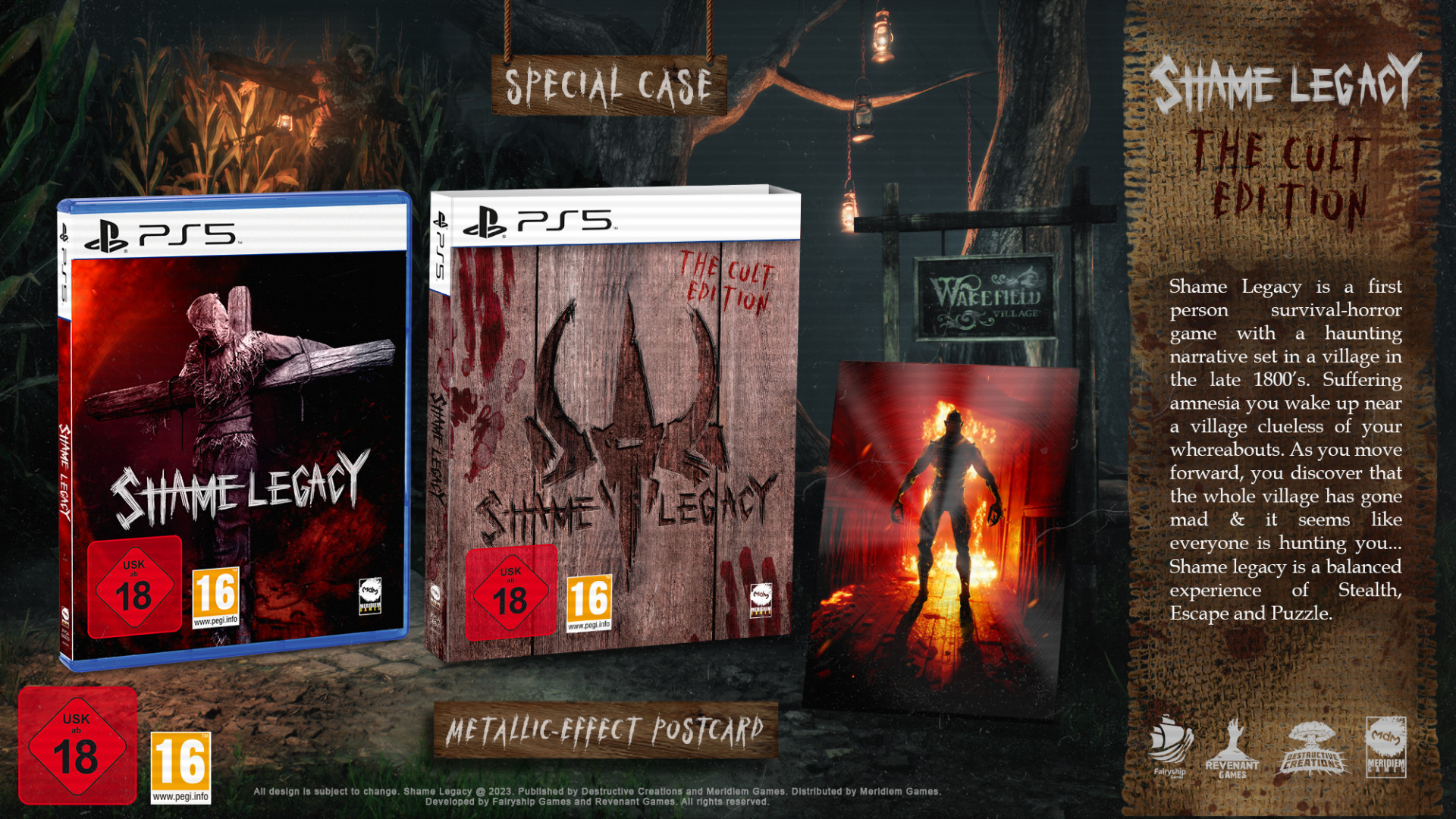 Shame Legacy: The Cult Edition voor PlayStation 5