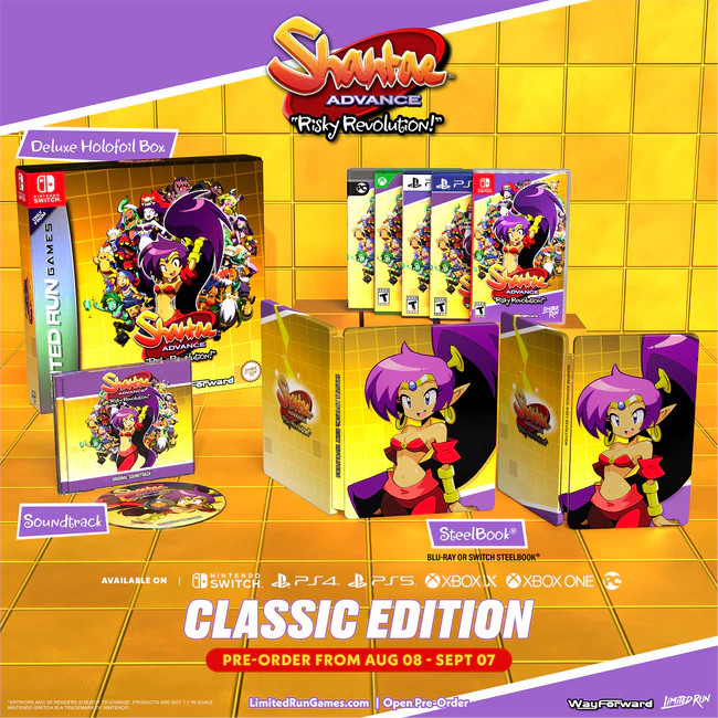 Shantae Advance: Risky Revolution Classic Edition (Limited Run Games) voor PlayStation 5