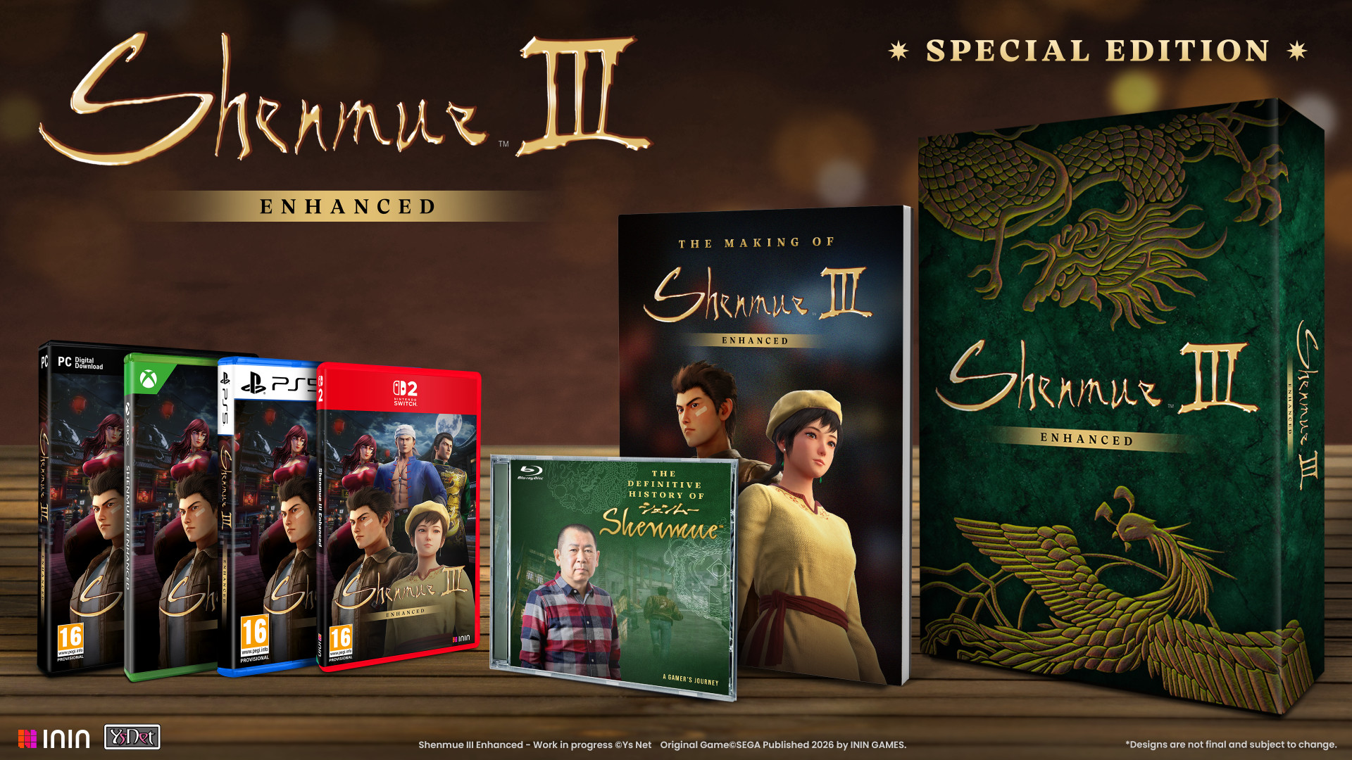 Shenmue III Enhanced Special Edition voor Xbox Series X