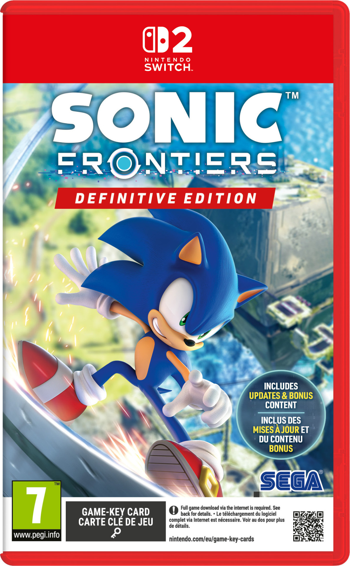 Sonic Frontiers Definitive Edition voor Nintendo Switch 2