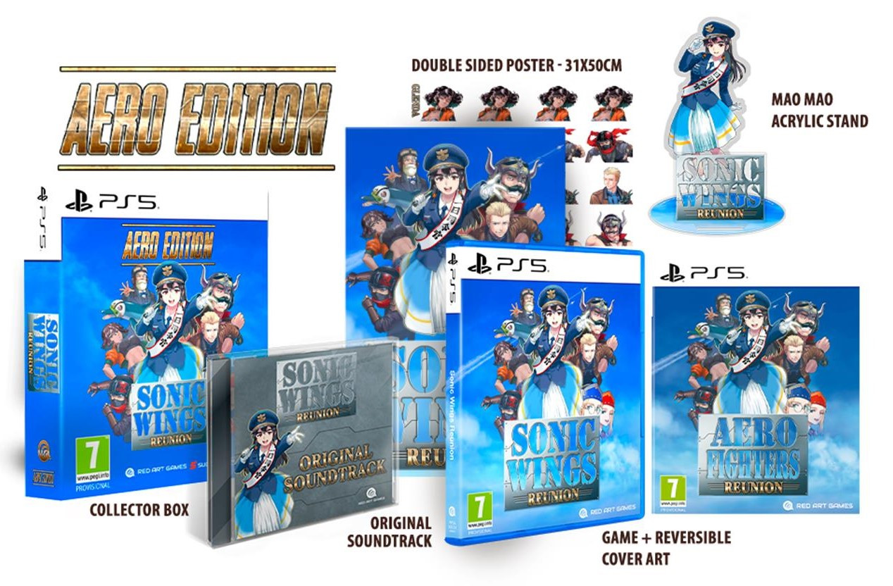 Sonic Wings Reunion - Collector's Edition voor PlayStation 5